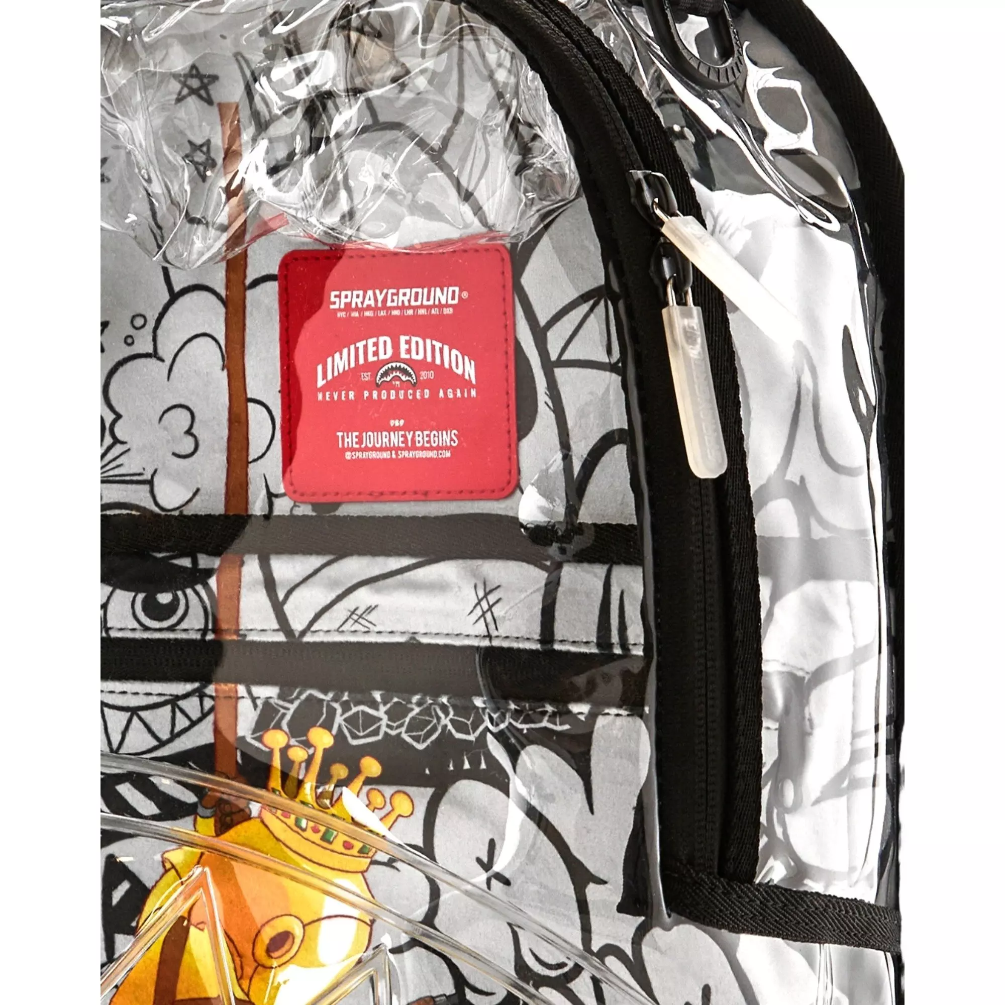 Sprayground Astromane Backpack - Clear - CLEAR