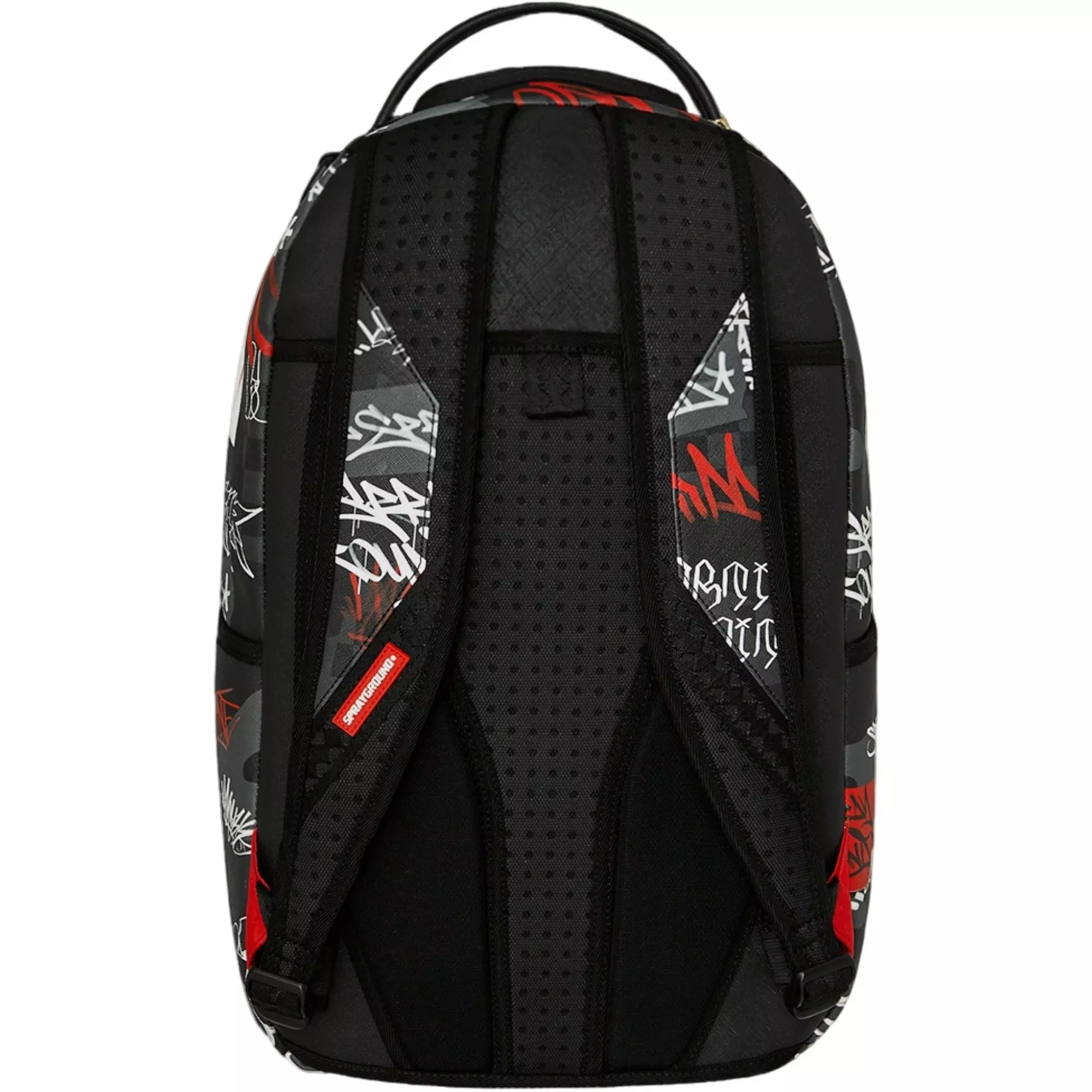 Sprayground Tagged Up Backpack - BLACK/RED