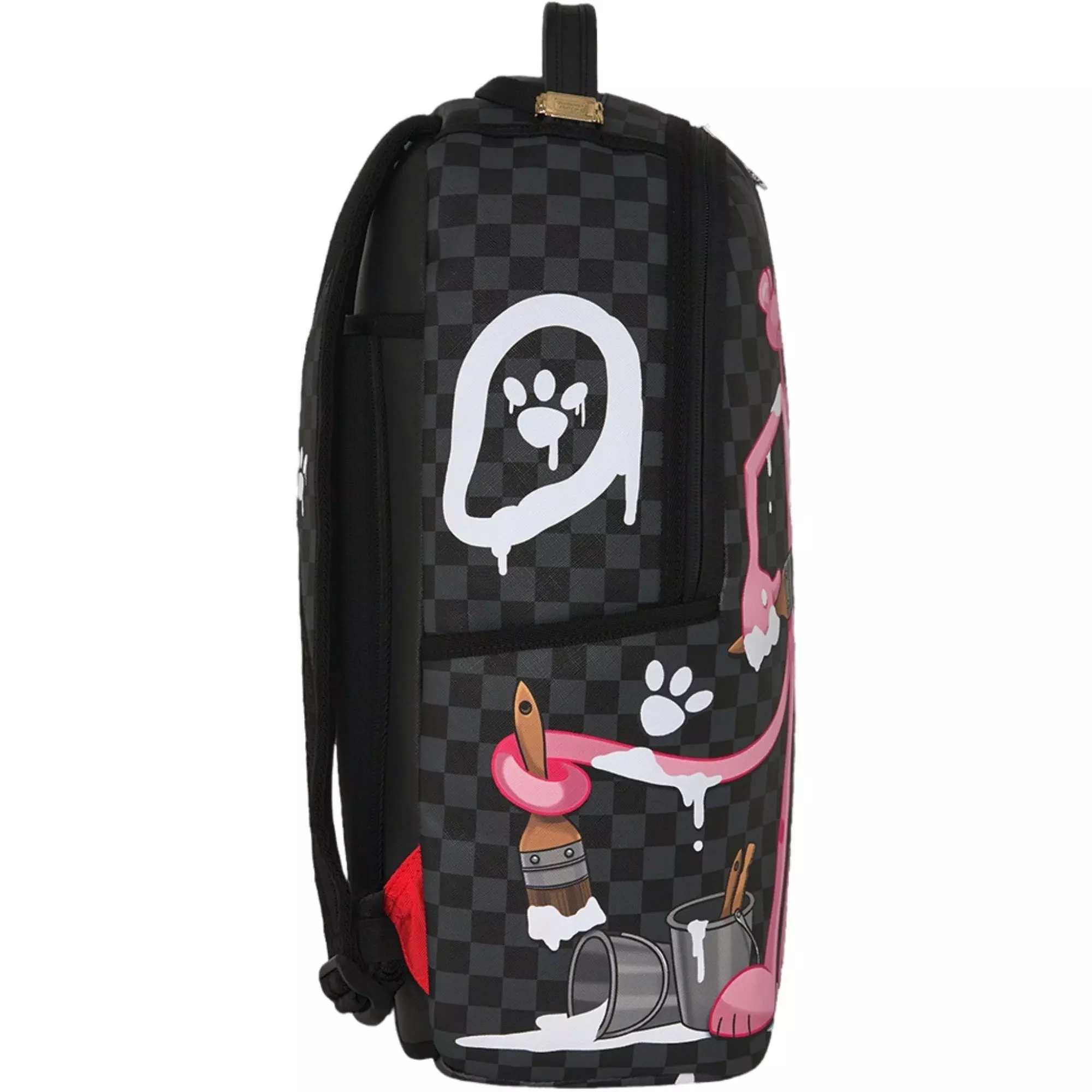 Sprayground Pink Panther Painting Backpack - BLACK/PINK