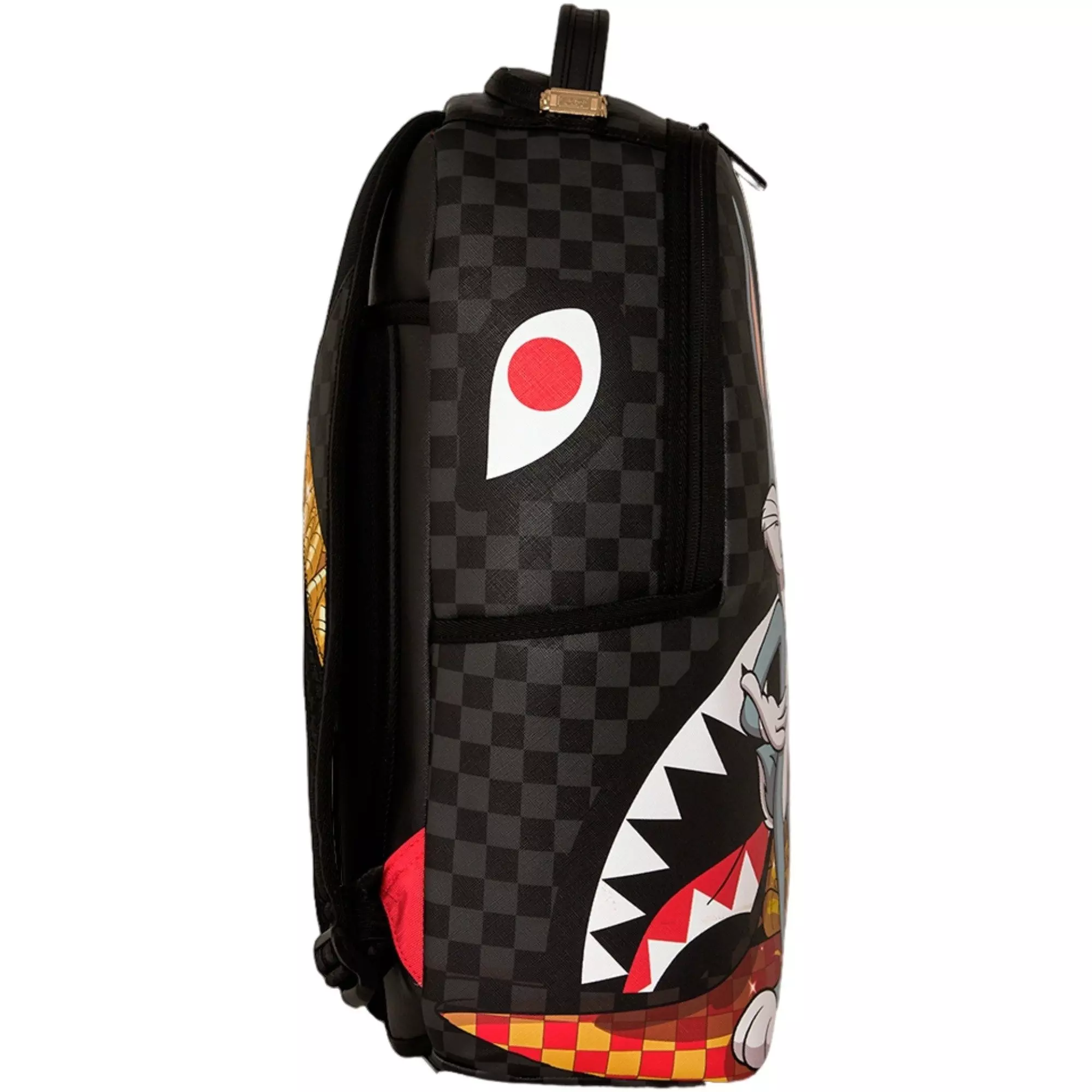 Sprayground Looney Tunes Carrot Stash Backpack - BLACK/GOLD