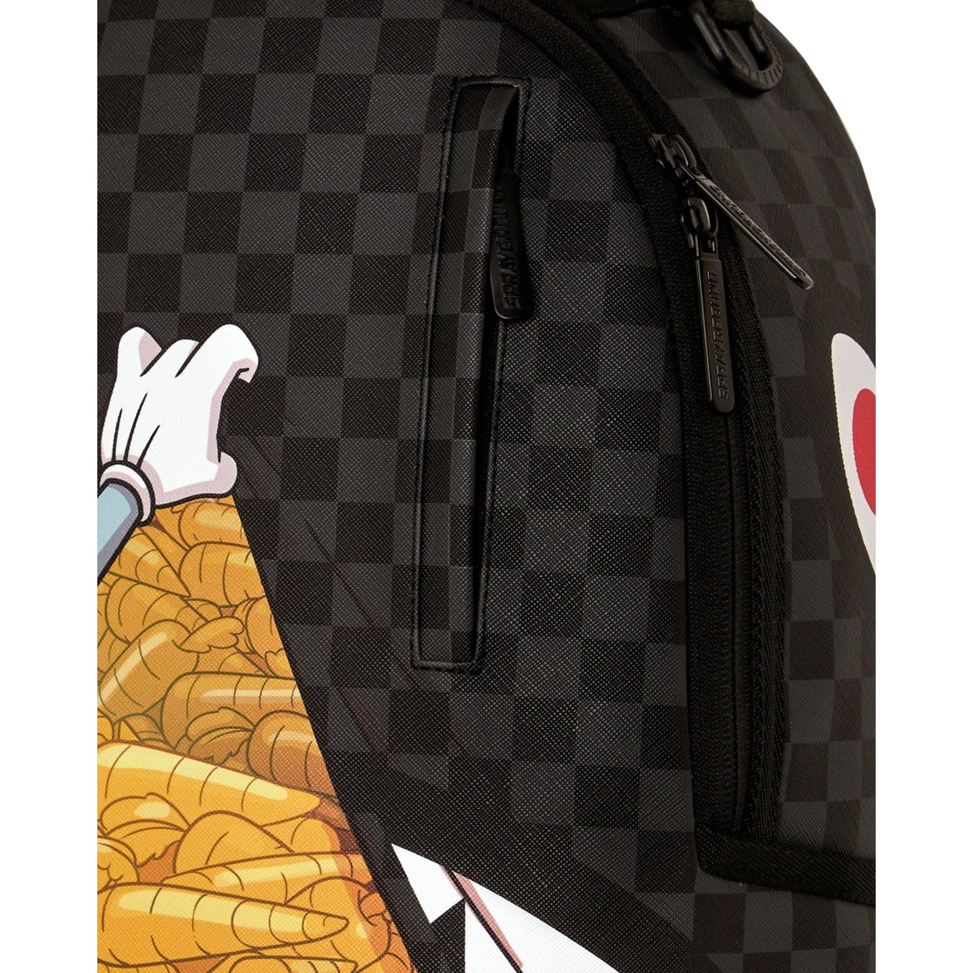 Sprayground Looney Tunes Carrot Stash Backpack - BLACK/GOLD Thumbnail View 6