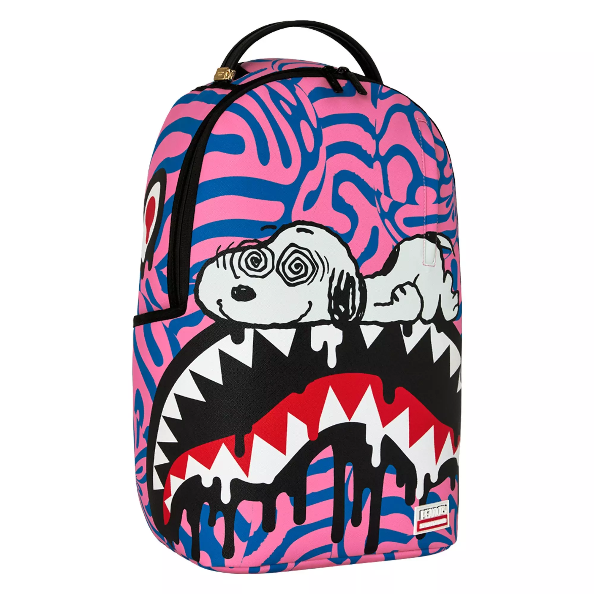Sprayground Peanuts Snoopy Trippy Backpack - Pink/Blue - PINK/BLUE