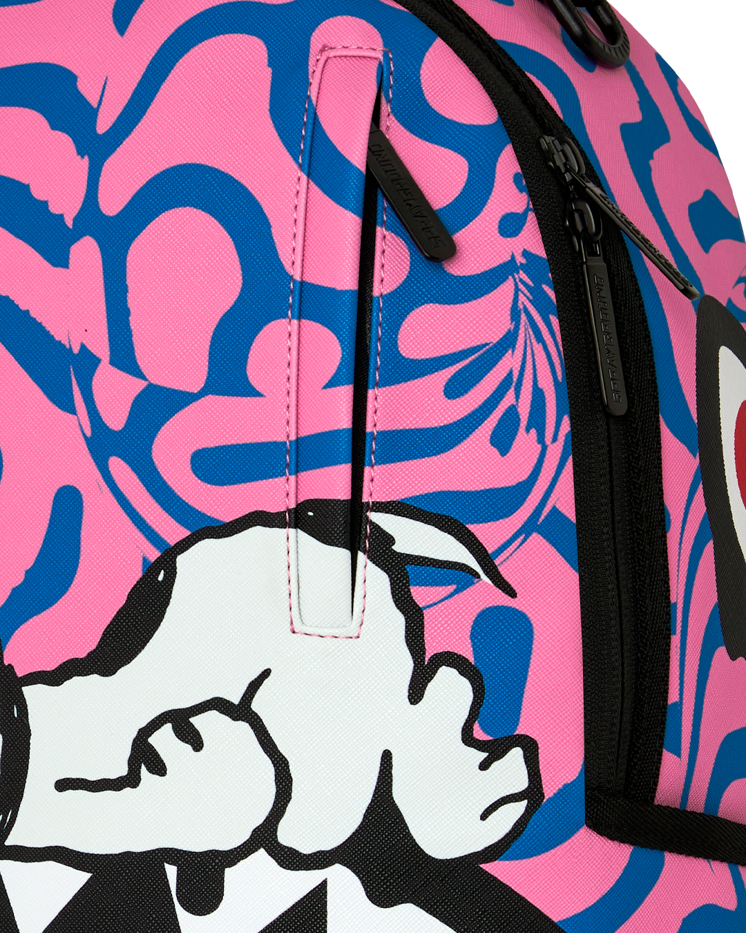 Sprayground Peanuts Snoopy Trippy Backpack - Pink/Blue - PINK/BLUE
