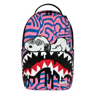 Sprayground Peanuts Snoopy Trippy Backpack - Pink/Blue - PINK/BLUE