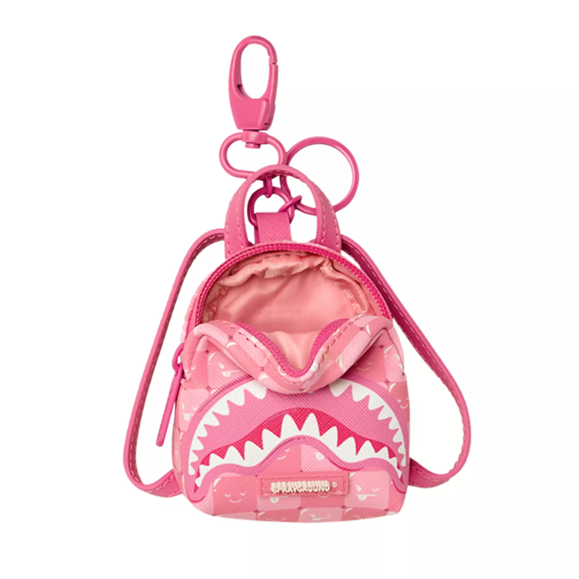 Sprayground Shark Backpack Keychain - PINK