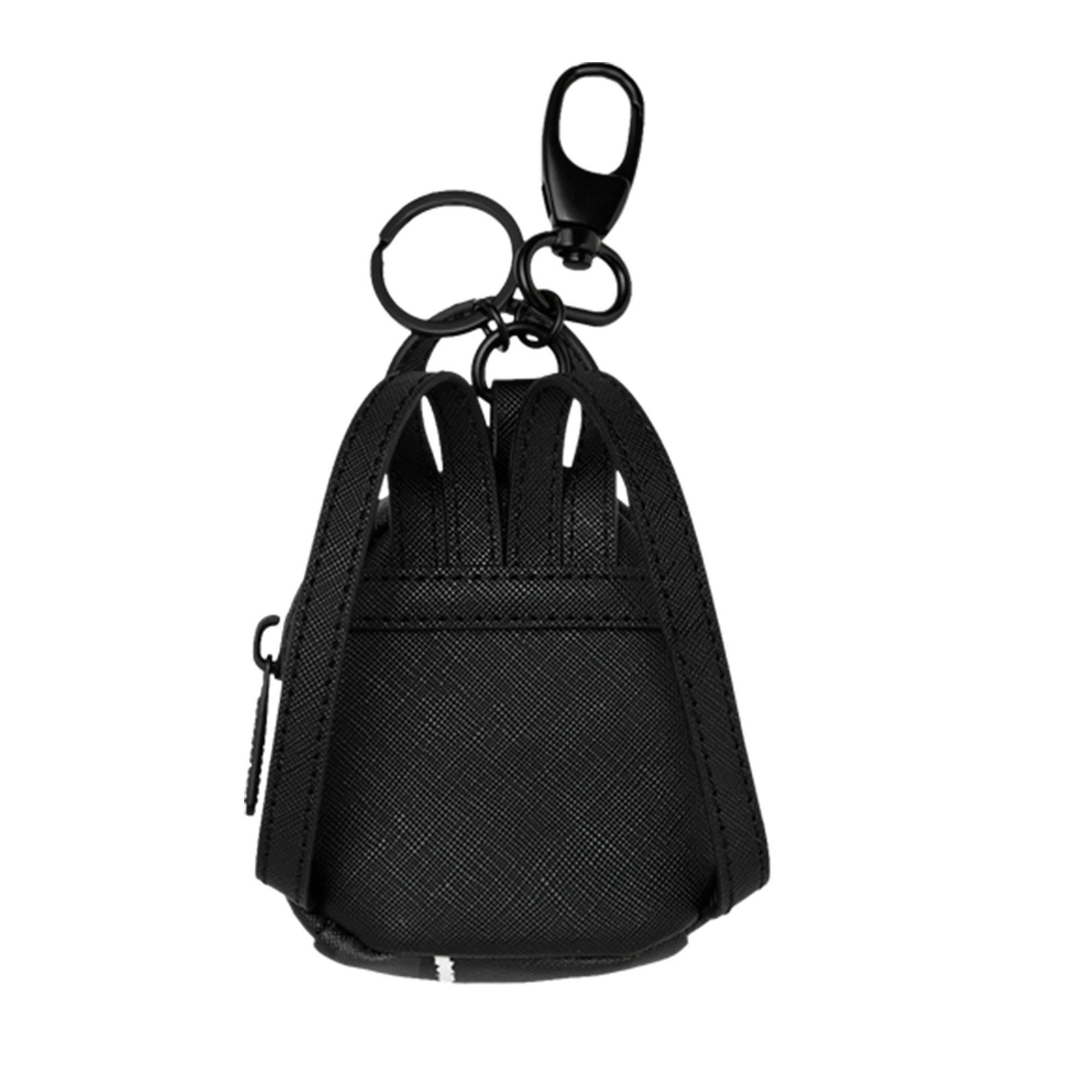 Sprayground Center Rip Shark Backpack Keychain - BLACK/GREY
