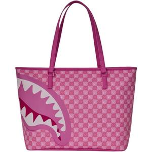 Sprayground New Faces Check Tote Bag