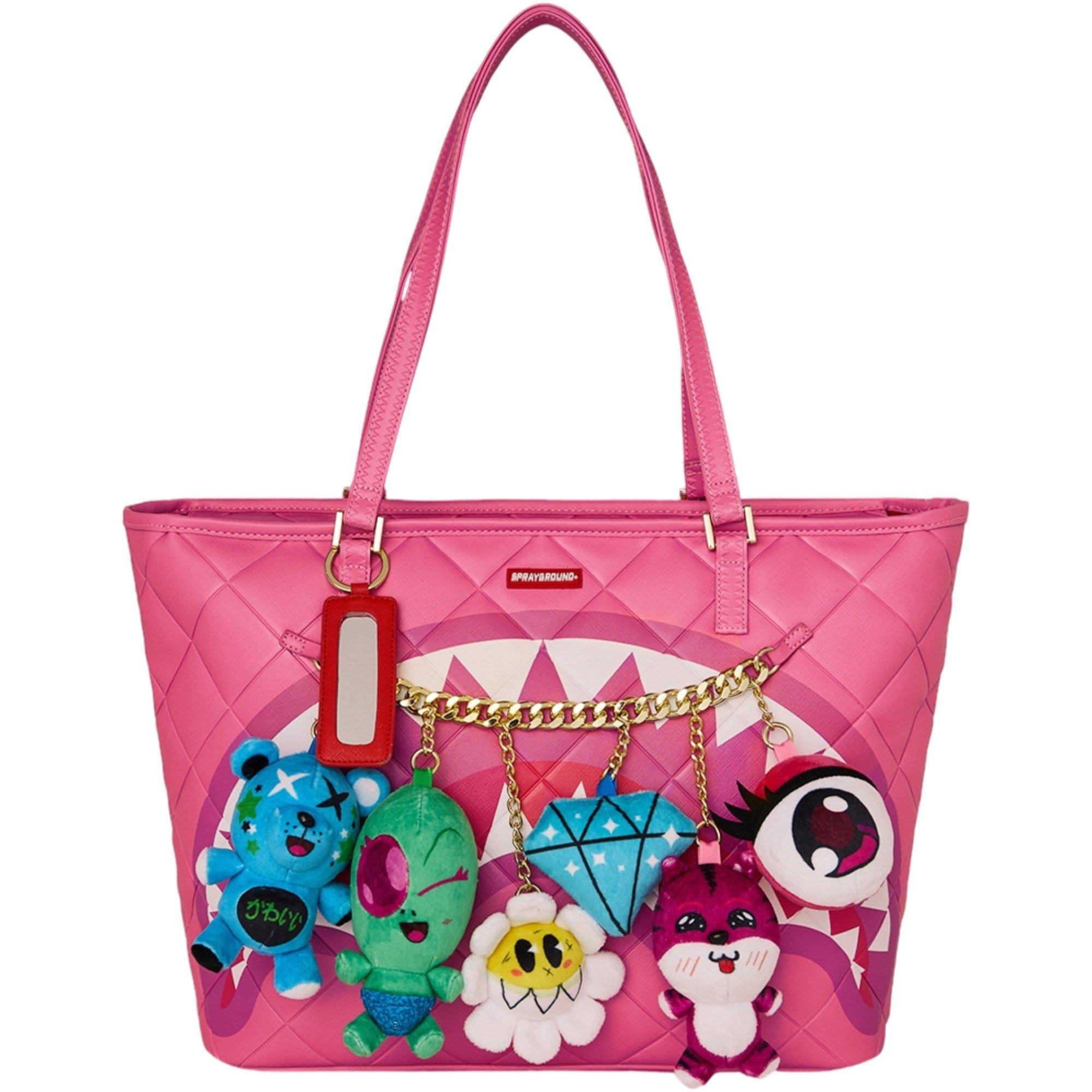 Sprayground Kawaii Charms Pink Tote Bag