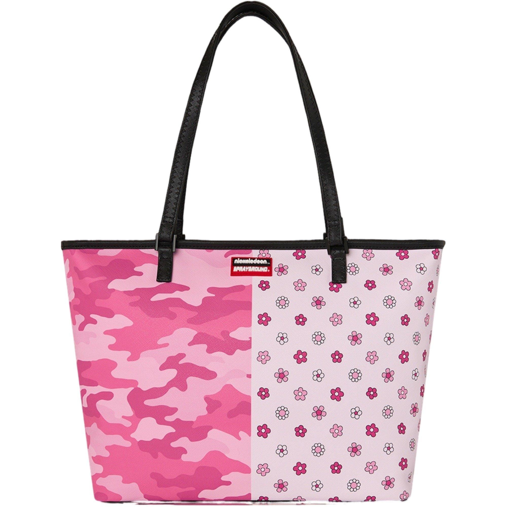 Sprayground Rugrats Susie Flowers Pink Tote Beach Bag
