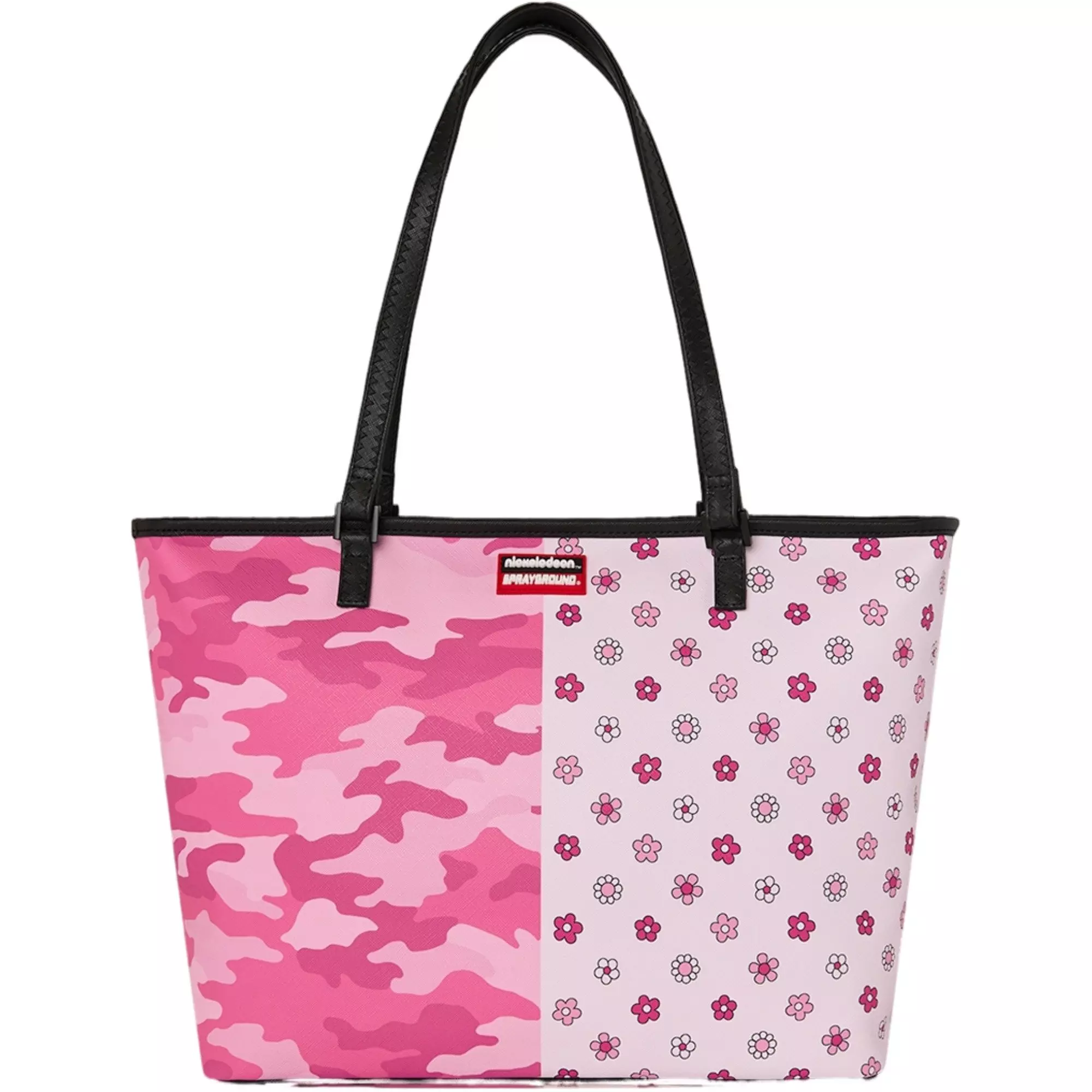Sprayground Rugrats Susie Flowers Tote Beach Bag - PINK