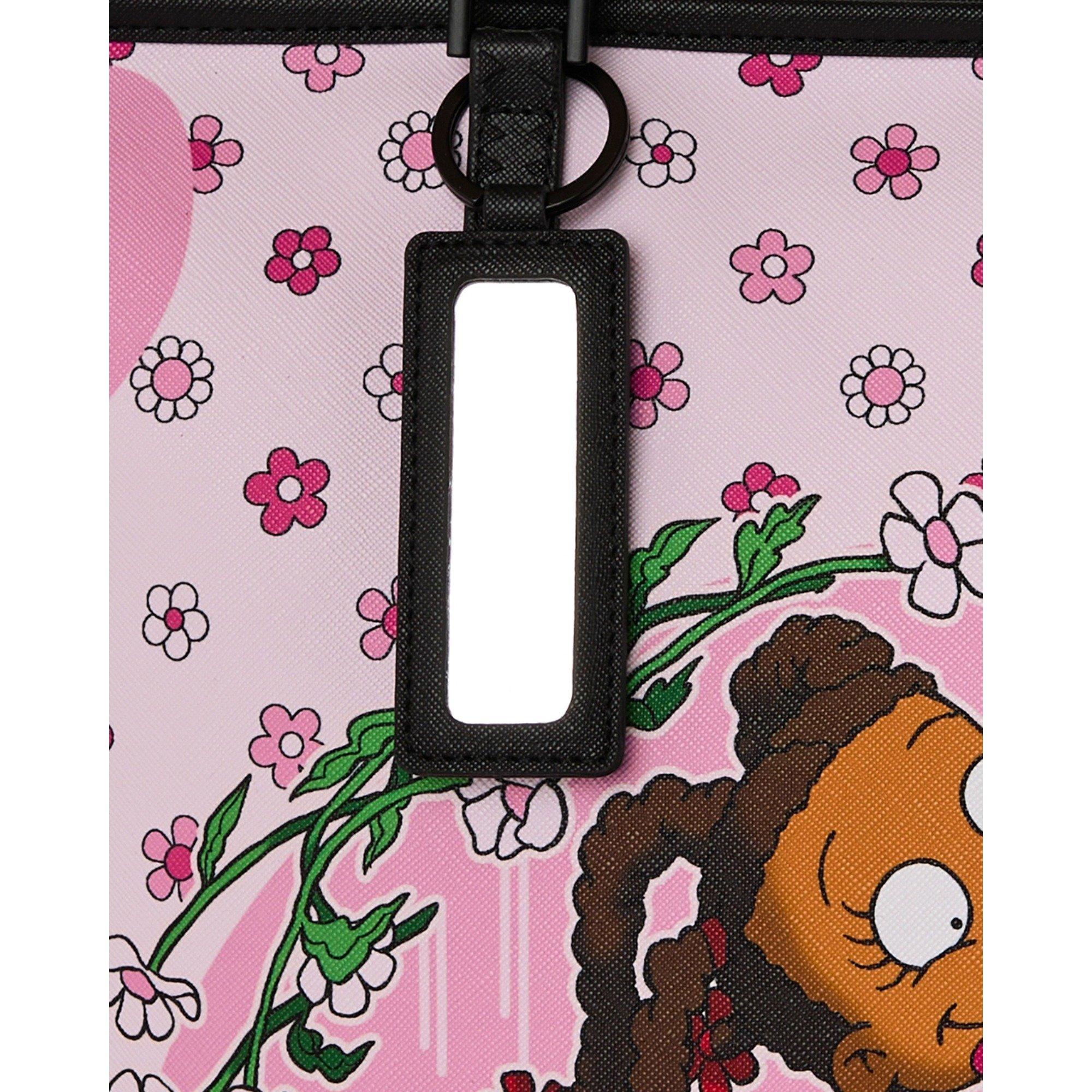 Sprayground Rugrats Susie Flowers Tote Beach Bag - PINK Thumbnail View 4