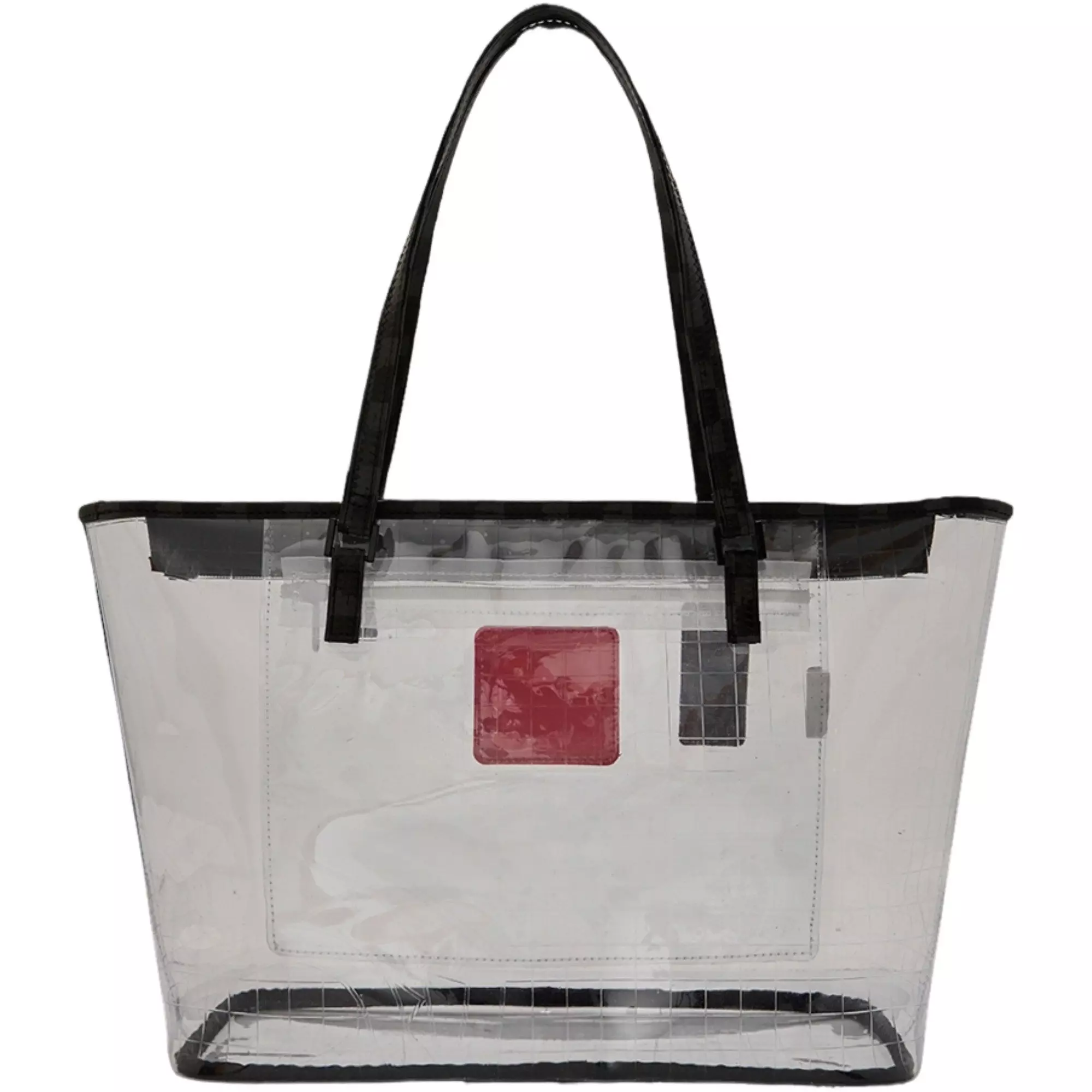 Sprayground Drip Check Tote Bag - Clear - CLEAR