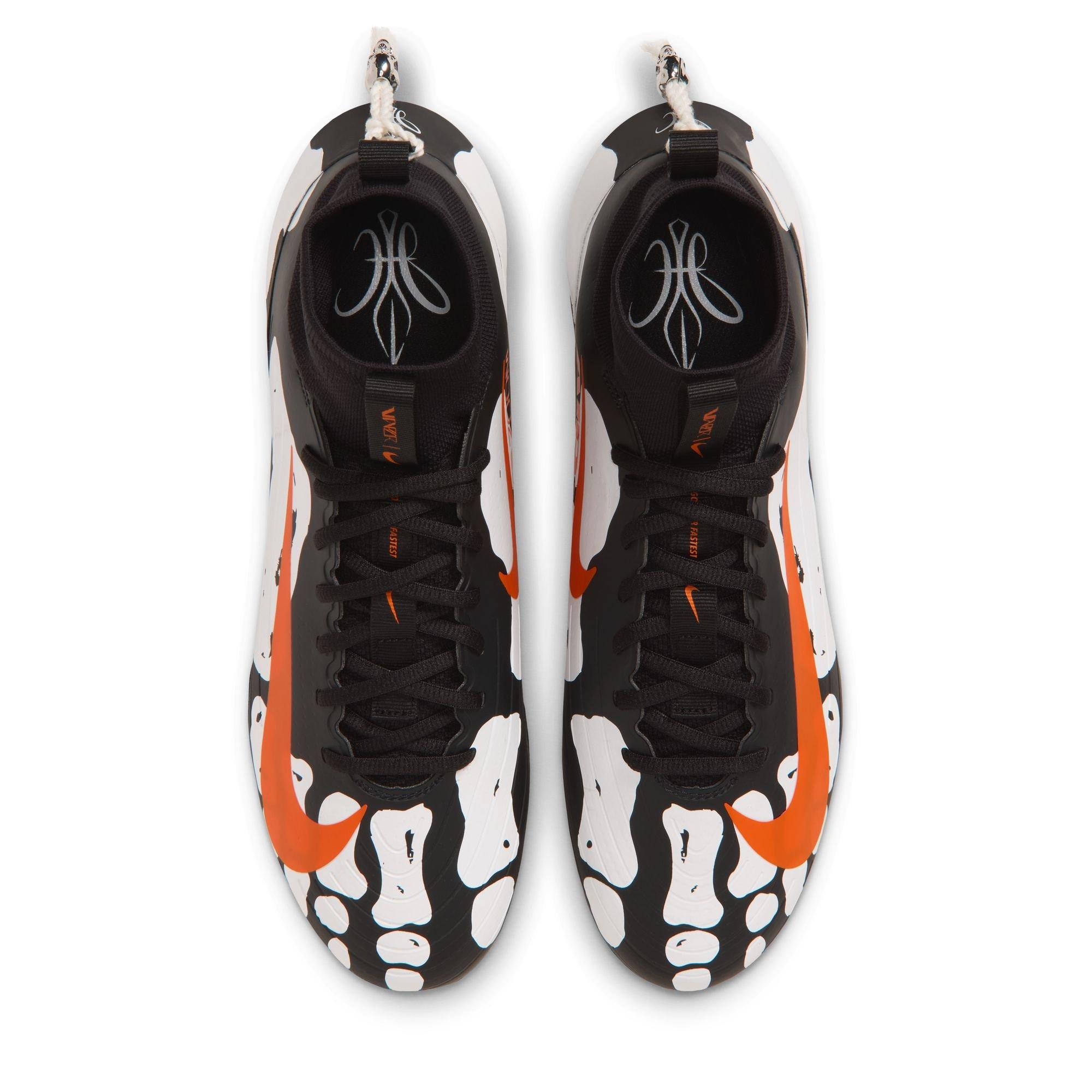 Nike Vapor Pro "Ja'Marr Chase" Men's Football Cleat - BLACK/BRILLIANT ORANGE/WHITE
