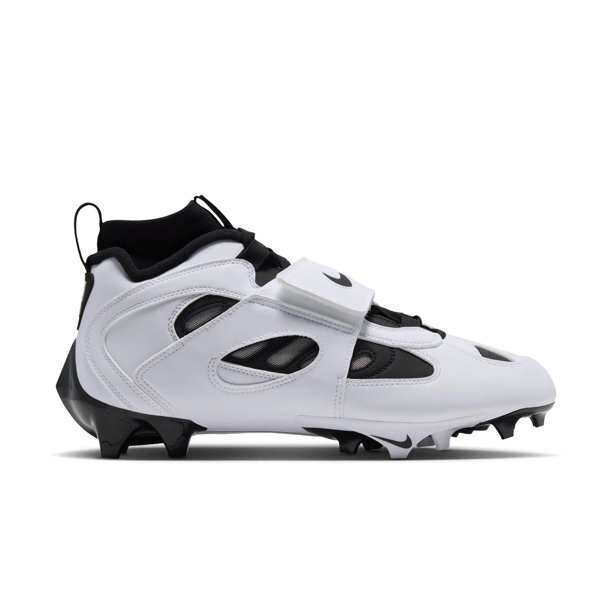 Nike Diamond Turf 2 "Cincinnati Reds" Men's Football Cleat - WHITE/BLACK/METALLIC SILVER