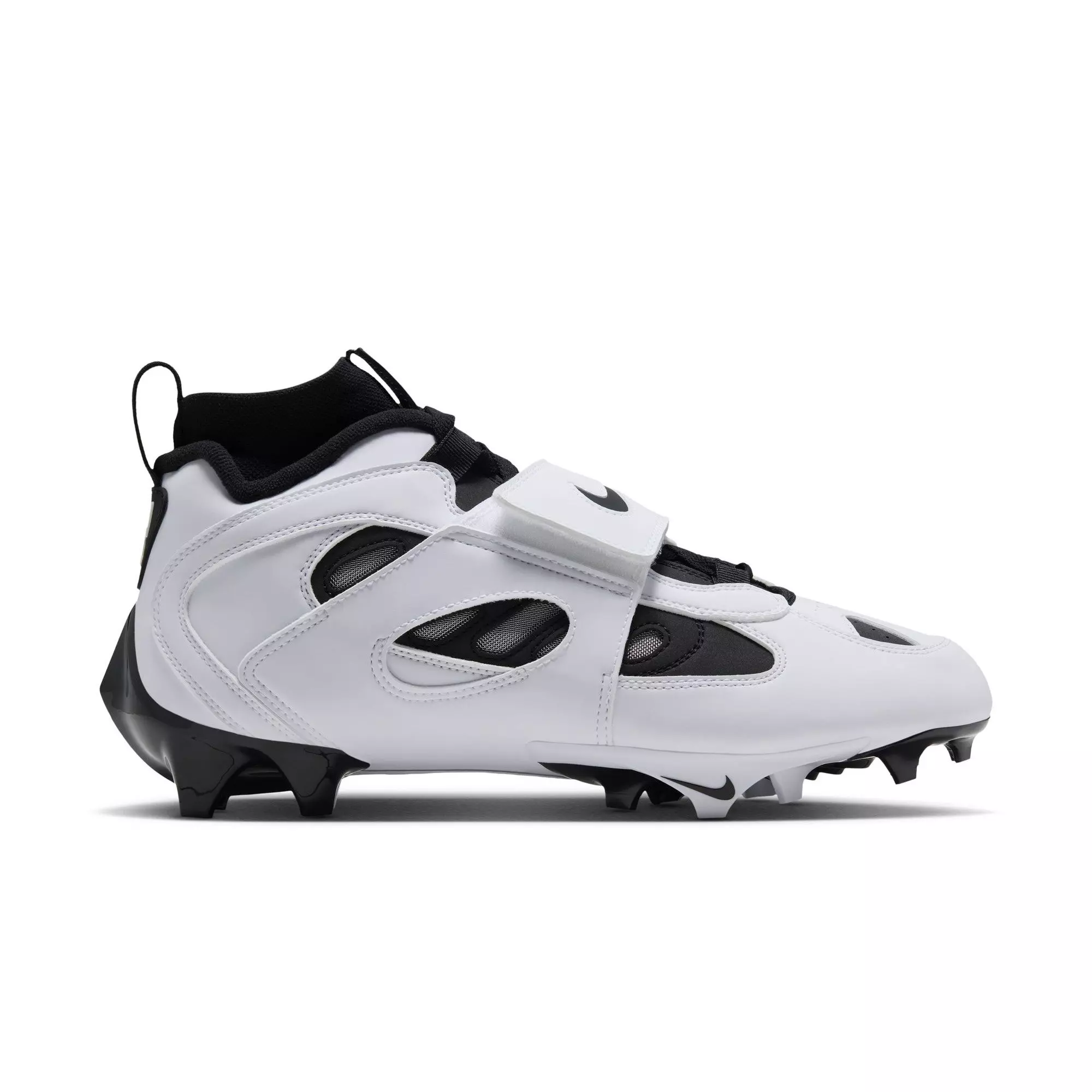 Nike Diamond Turf 2 "Cincinnati Reds" Men's Football Cleat - WHITE/BLACK/METALLIC SILVER