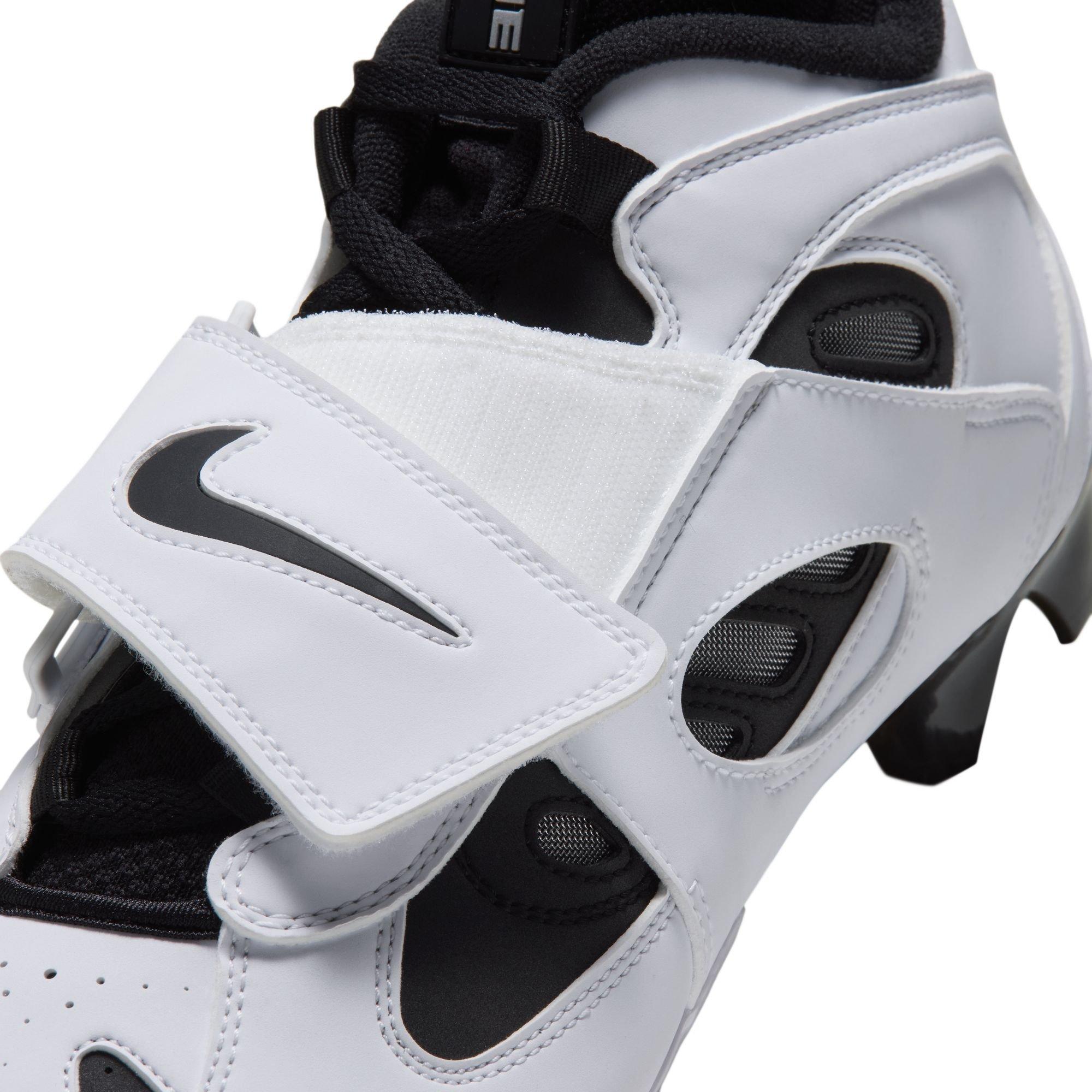 Nike Diamond Turf 2 "Cincinnati Reds" Men's Football Cleat - WHITE/BLACK/METALLIC SILVER