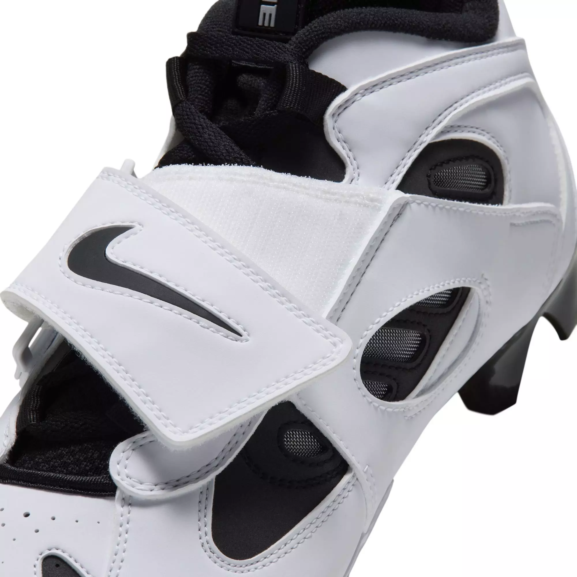 Nike Diamond Turf 2 "Cincinnati Reds" Men's Football Cleat - WHITE/BLACK/METALLIC SILVER