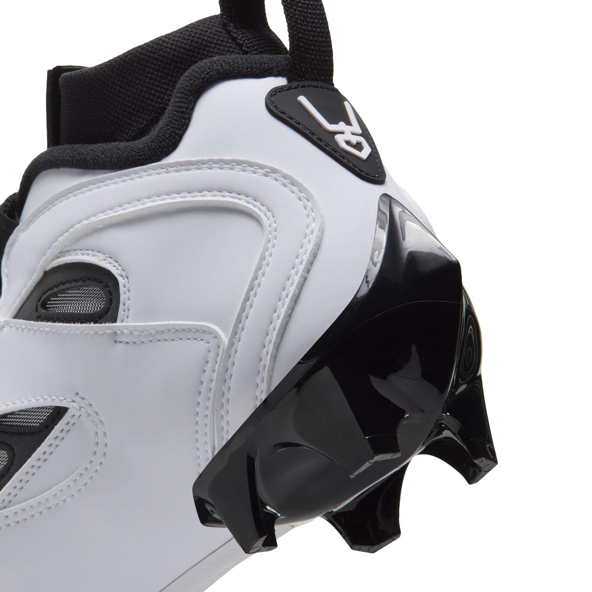 Nike Diamond Turf 2 "Cincinnati Reds" Men's Football Cleat - WHITE/BLACK/METALLIC SILVER