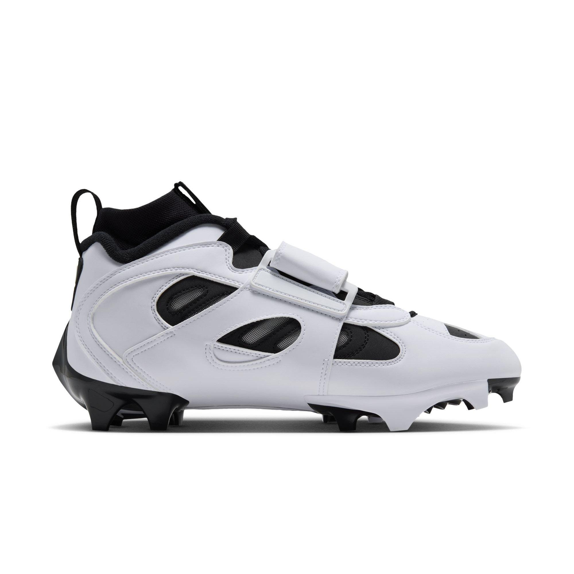 Nike Diamond Turf 2 "Cincinnati Reds" Men's Football Cleat - WHITE/BLACK/METALLIC SILVER