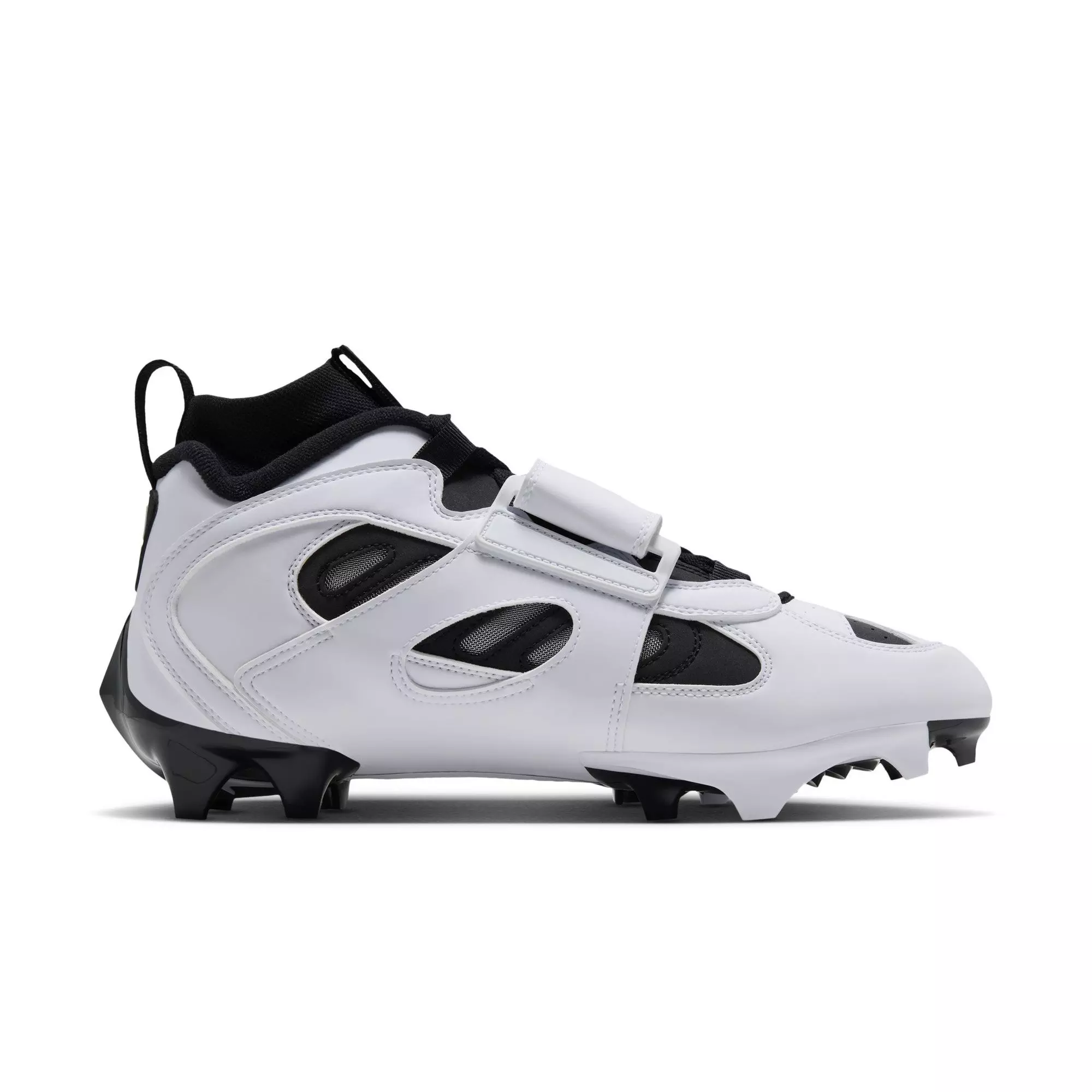 Nike Diamond Turf 2 "Cincinnati Reds" Men's Football Cleat - WHITE/BLACK/METALLIC SILVER