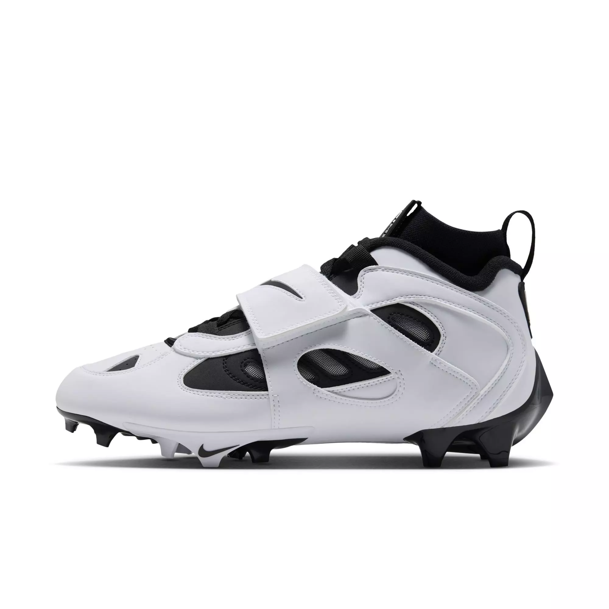 Nike Diamond Turf 2 "Cincinnati Reds" Men's Football Cleat - WHITE/BLACK/METALLIC SILVER