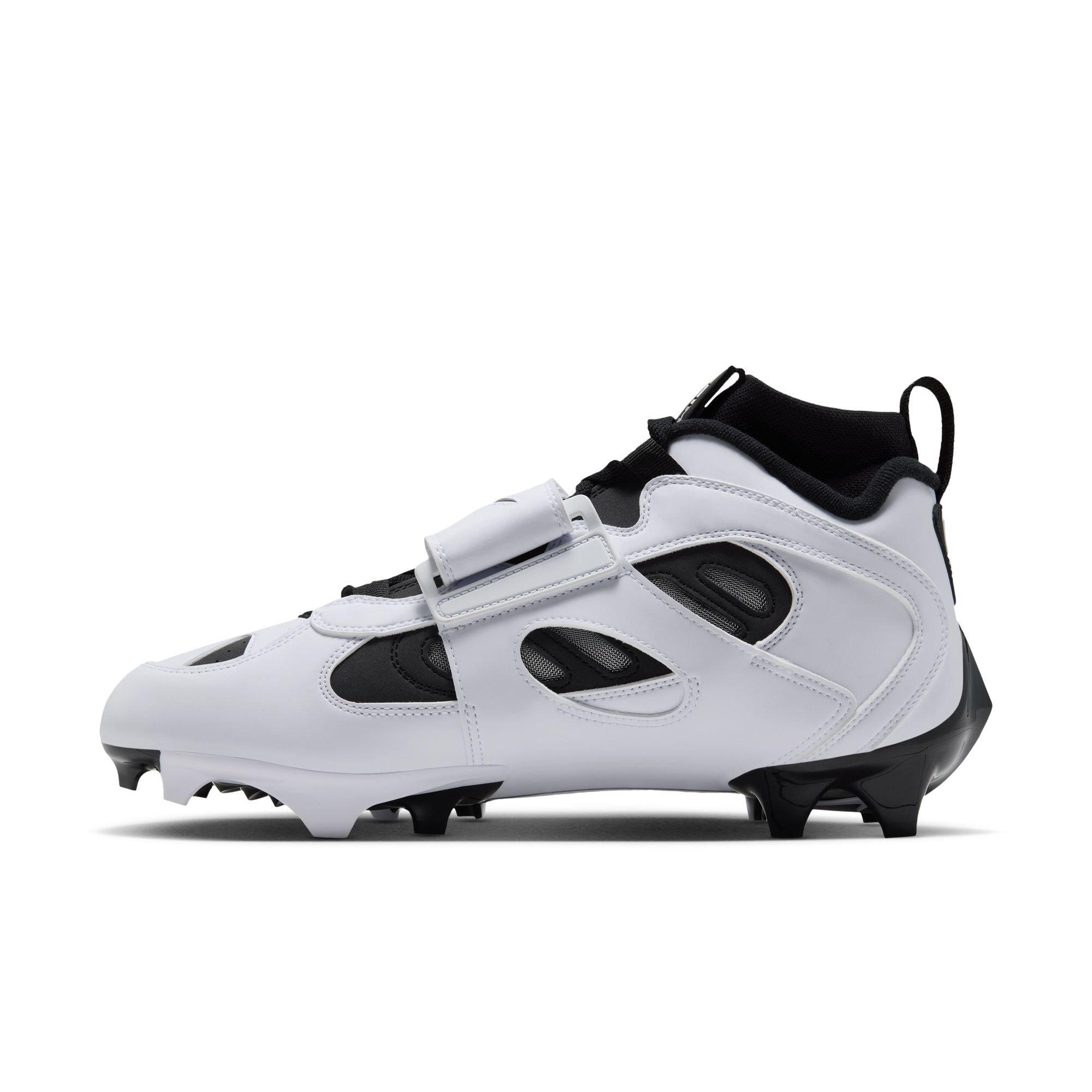 Nike Diamond Turf 2 "Cincinnati Reds" Men's Football Cleat - WHITE/BLACK/METALLIC SILVER