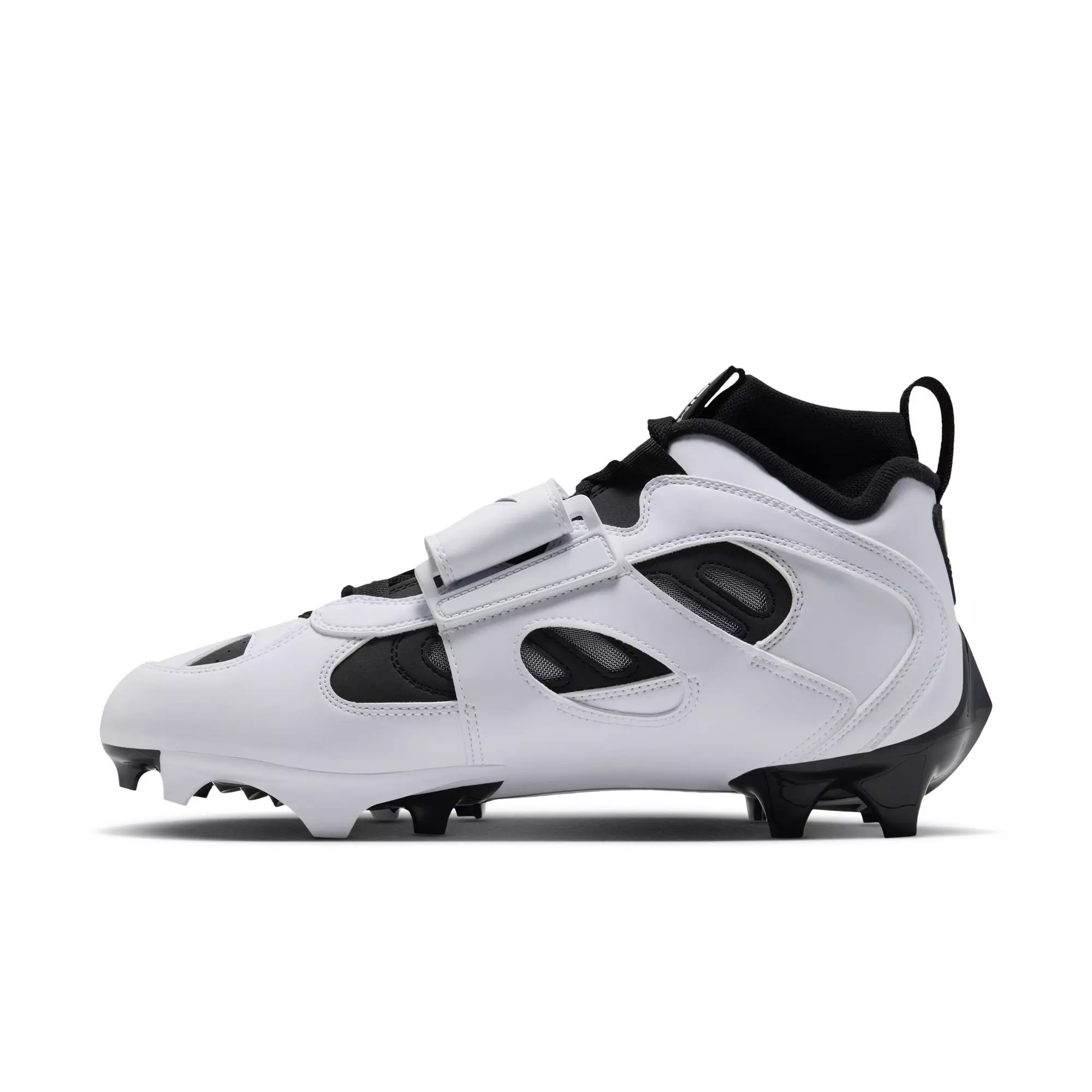 Nike Diamond Turf 2 "Cincinnati Reds" Men's Football Cleat - WHITE/BLACK/METALLIC SILVER