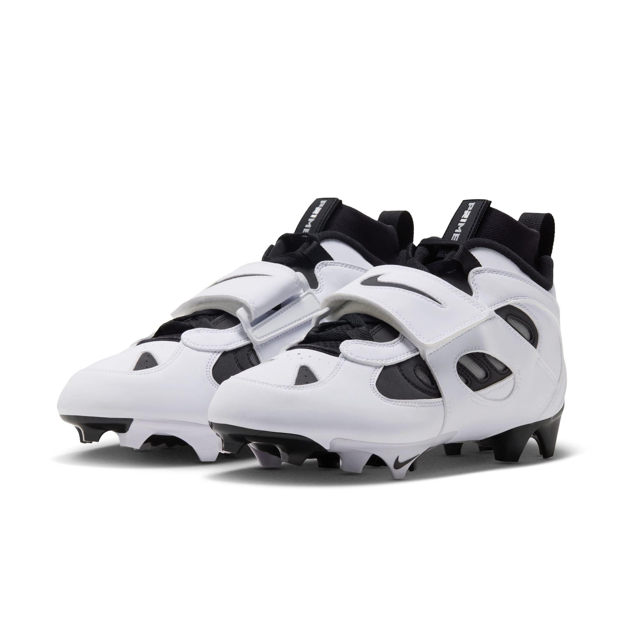 Nike Diamond Turf 2 "Cincinnati Reds" Men's Football Cleat - WHITE/BLACK/METALLIC SILVER