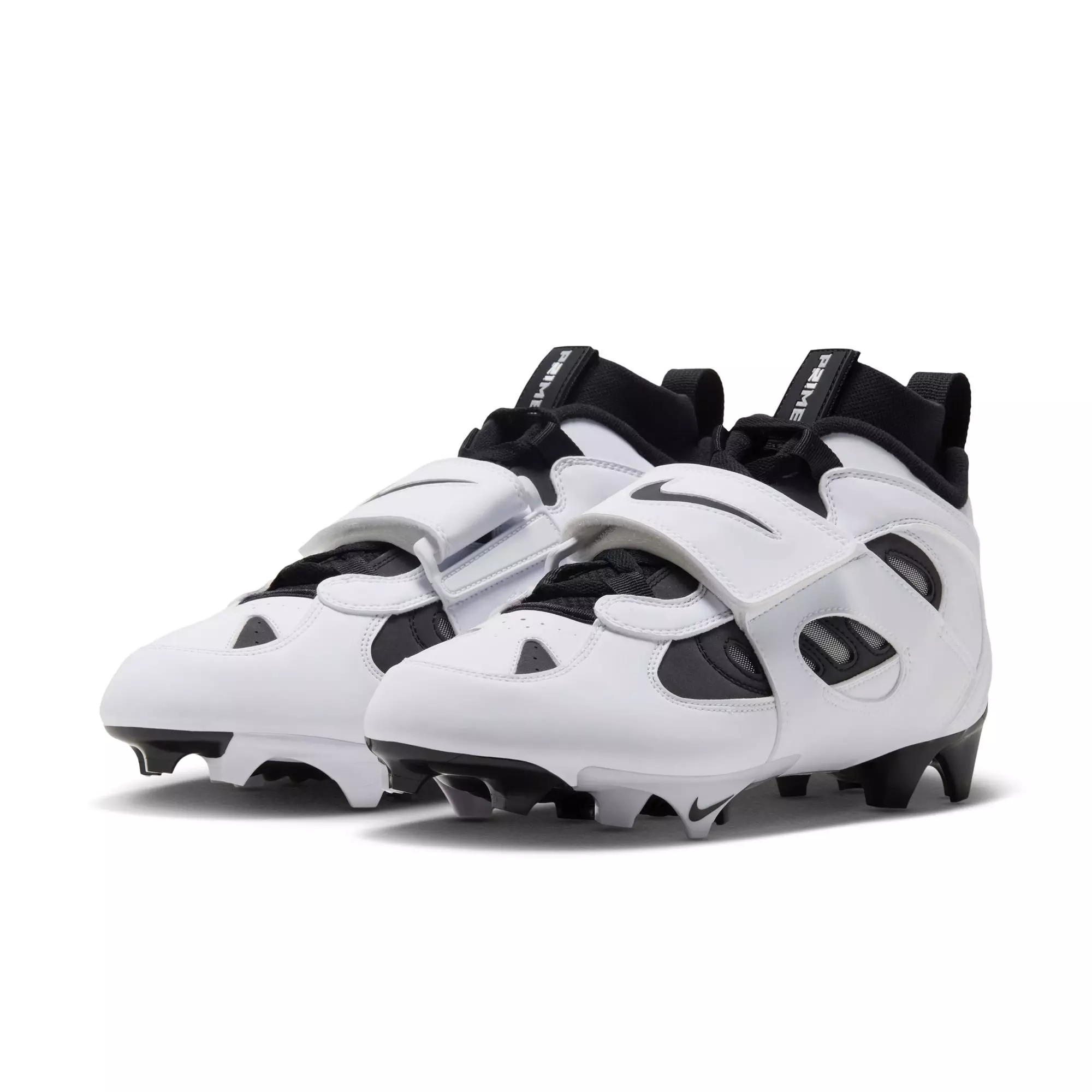 Nike Diamond Turf 2 "Cincinnati Reds" Men's Football Cleat - WHITE/BLACK/METALLIC SILVER