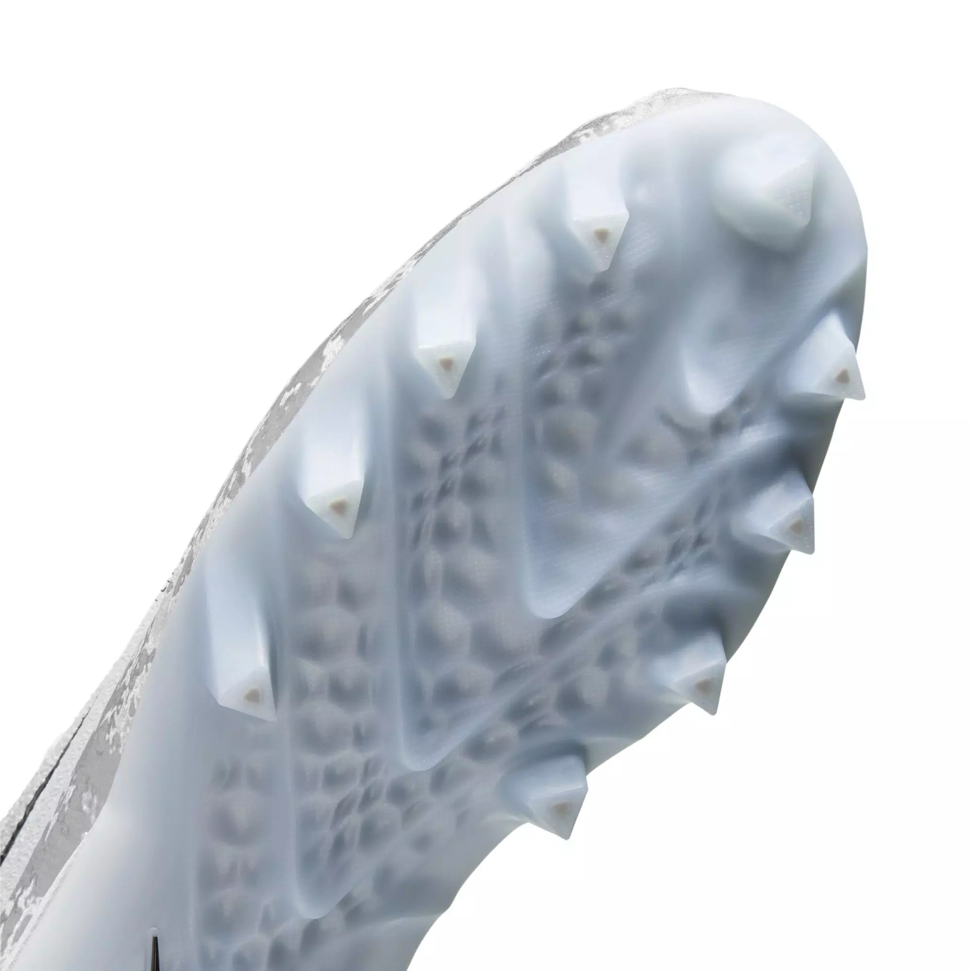 Nike Alpha Menace 5 Elite "Icy Grey" Men's Football Cleat - WHITE/BLACK/PURE PLATINUM/WOLF GREY