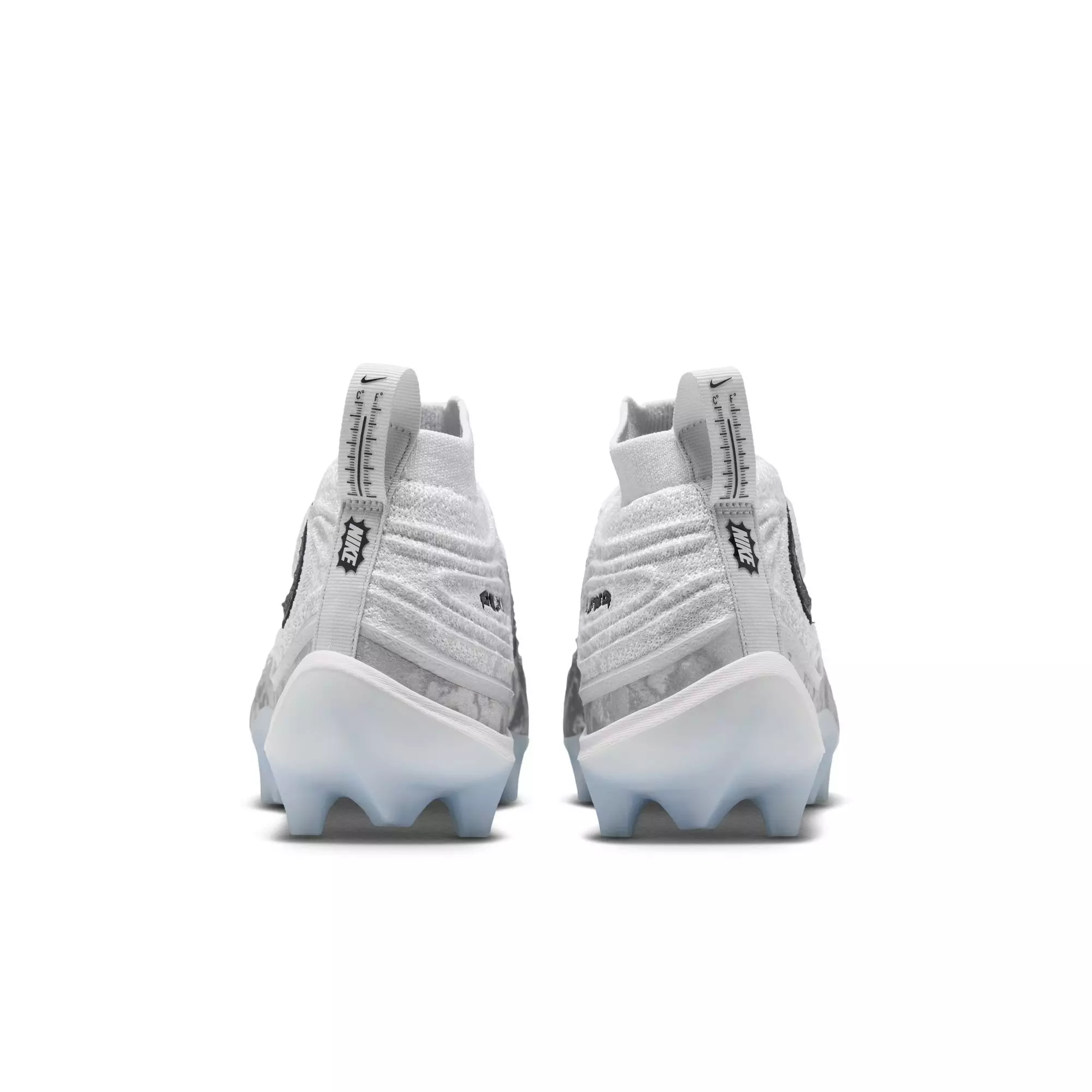 Nike Alpha Menace 5 Elite "Icy Grey" Men's Football Cleat - WHITE/BLACK/PURE PLATINUM/WOLF GREY