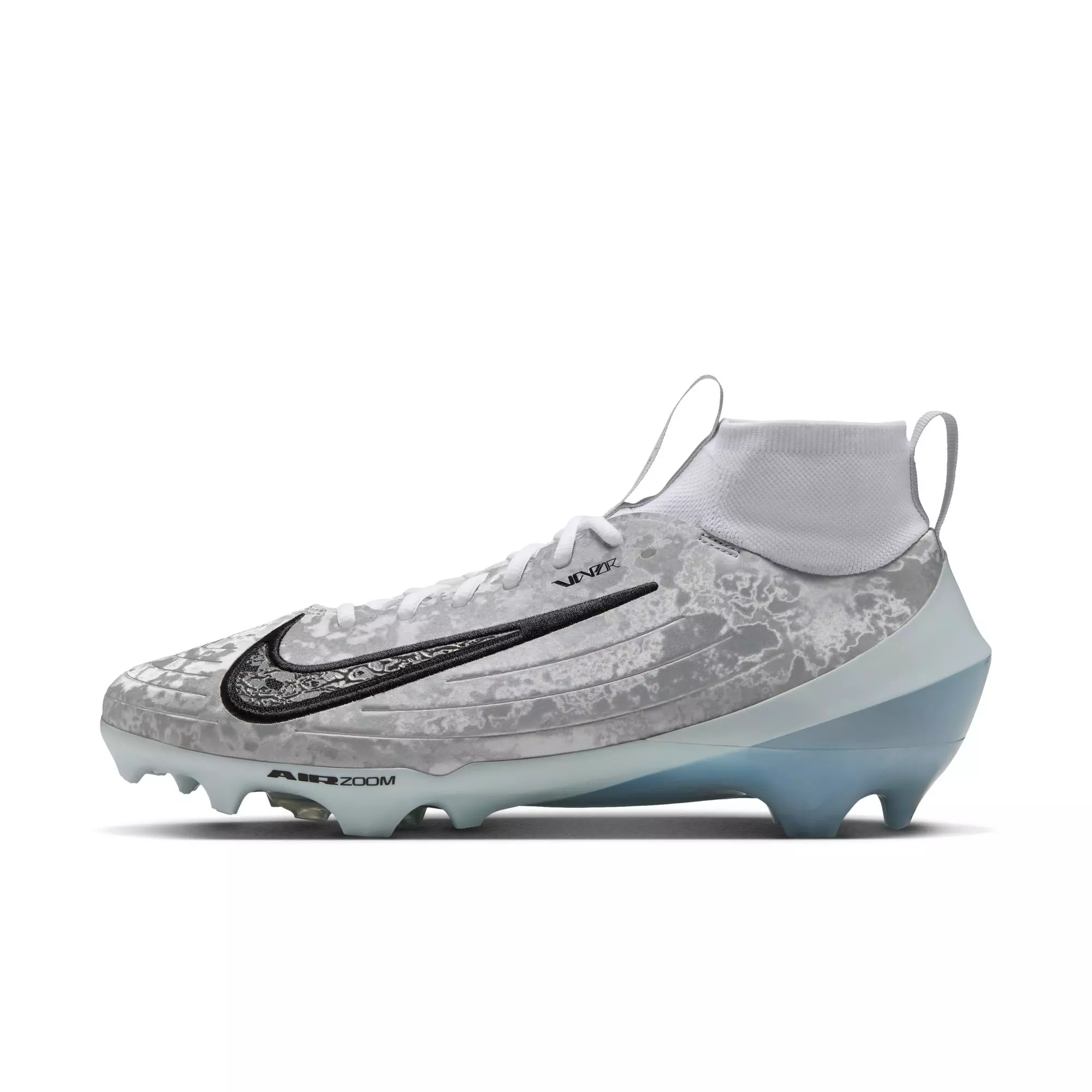 Nike Vapor Pro 1 "Pure Platinum" Men's Football Cleat - WHITE/BLACK/PURE PLATINUM/WOLF GREY