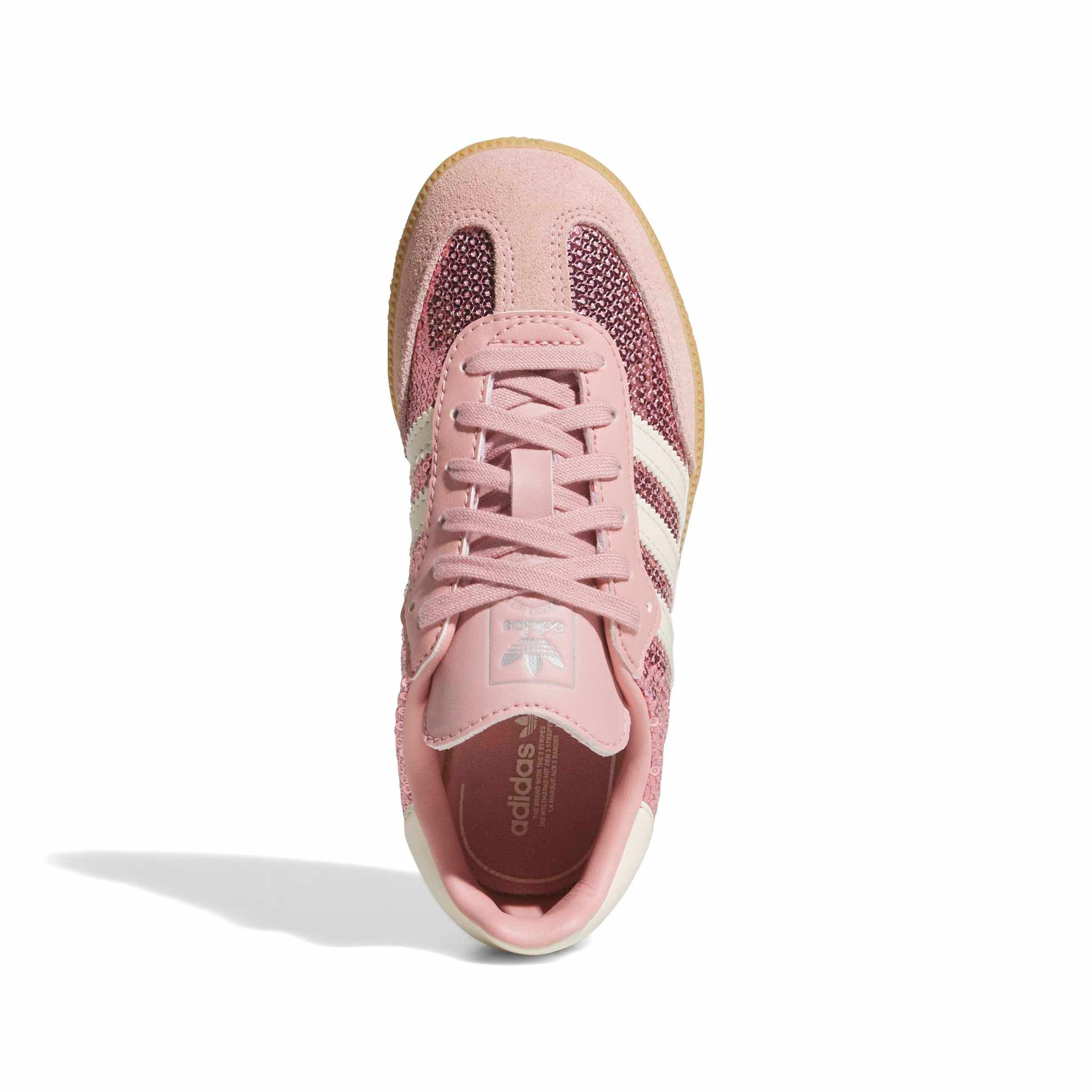 adidas Originals Samba OG Sequins "Wonder Mauve/Cream White" Preschool Girls' Shoe - PINK