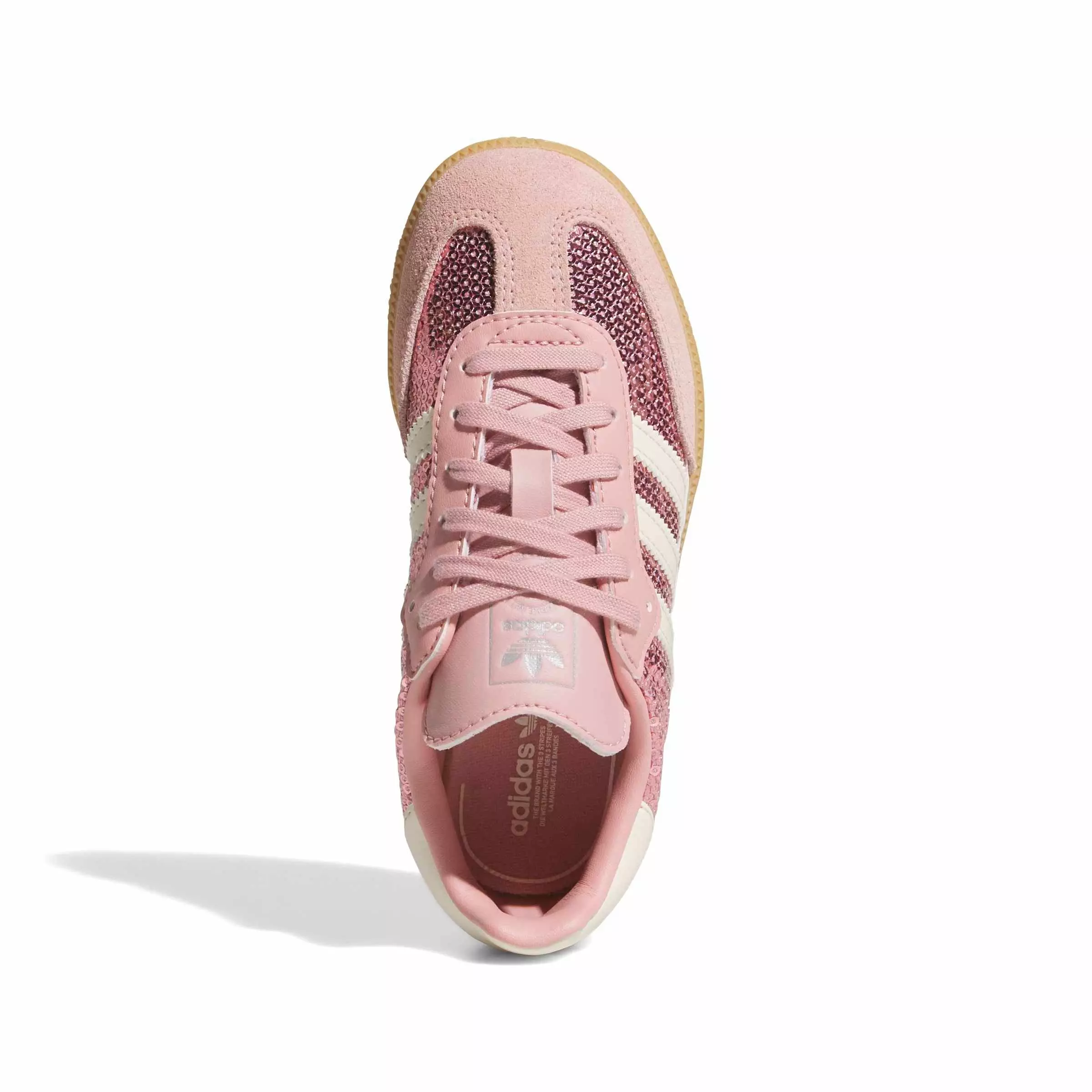 adidas Originals Samba OG Sequins "Wonder Mauve/Cream White" Preschool Girls' Shoe - PINK