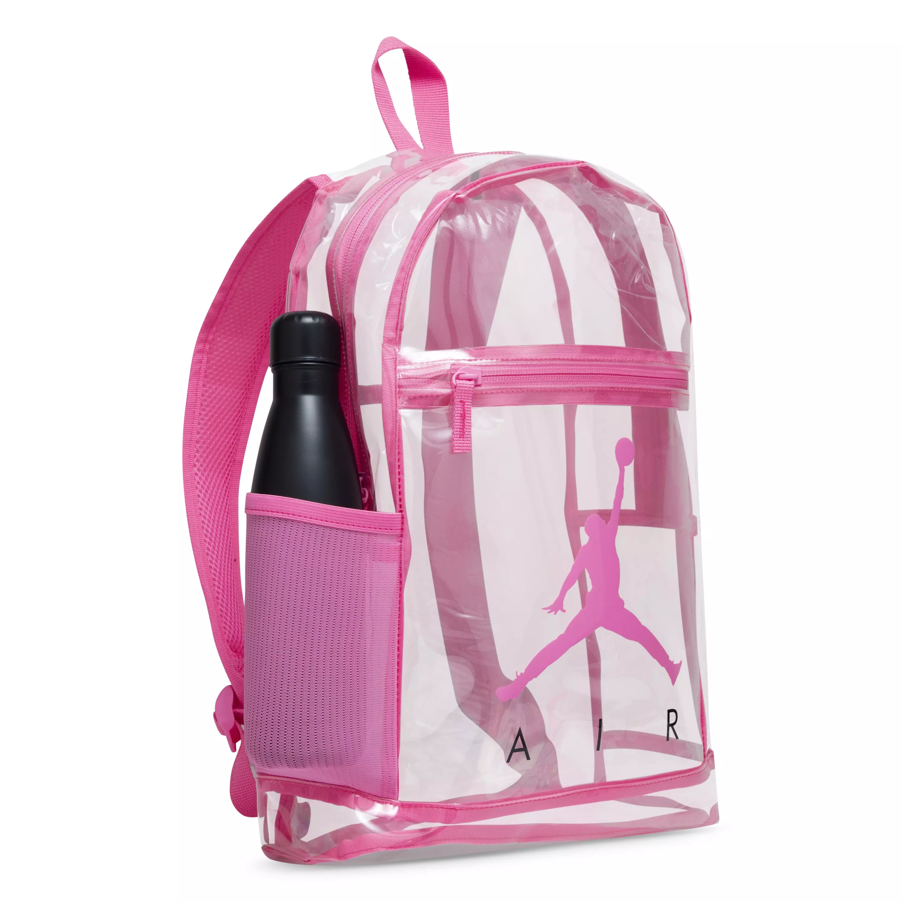 Jordan Clear Backpack - Pink - CLEAR