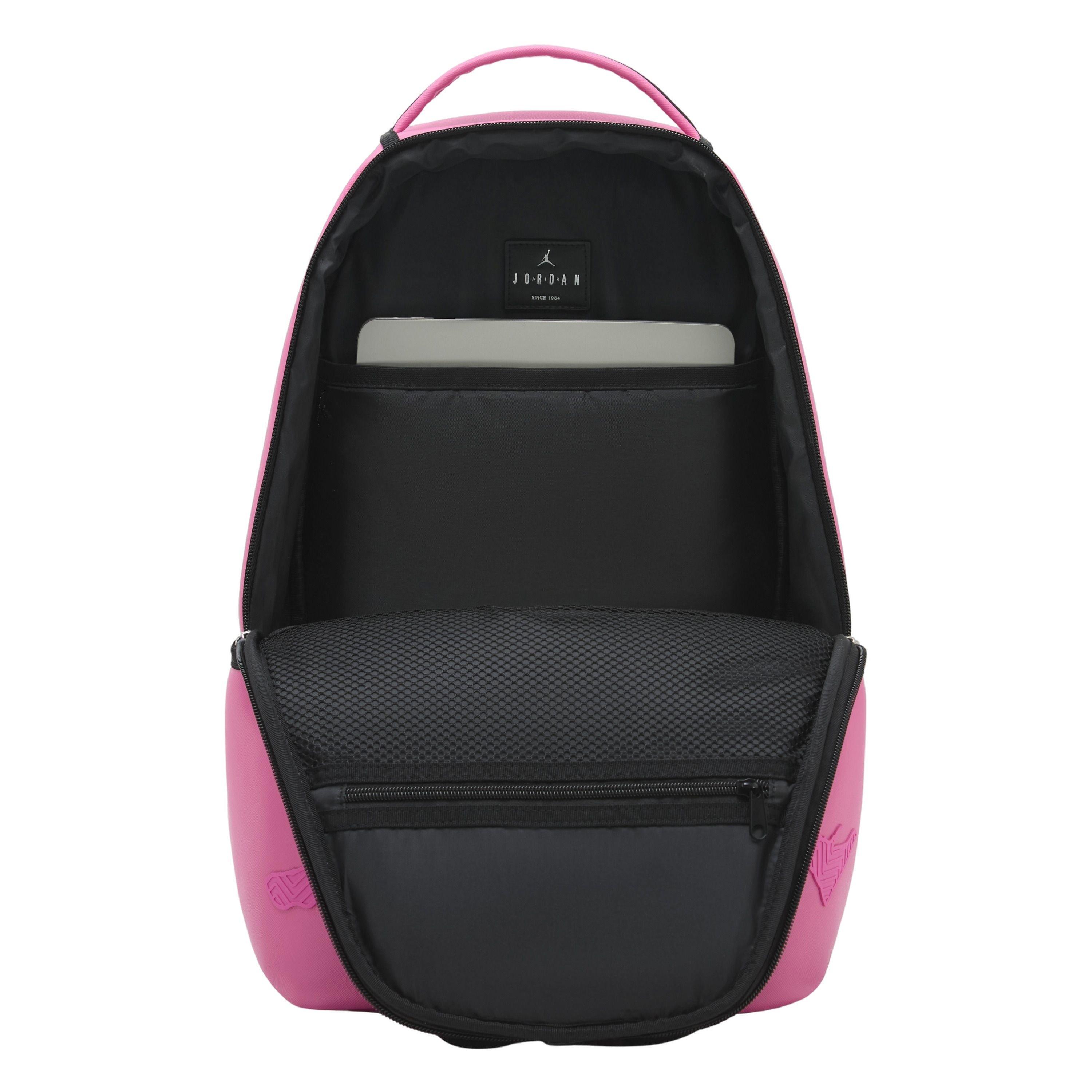 Jordan Six Rings Embossed Logo Backpack - Pink - PINK Thumbnail View 4