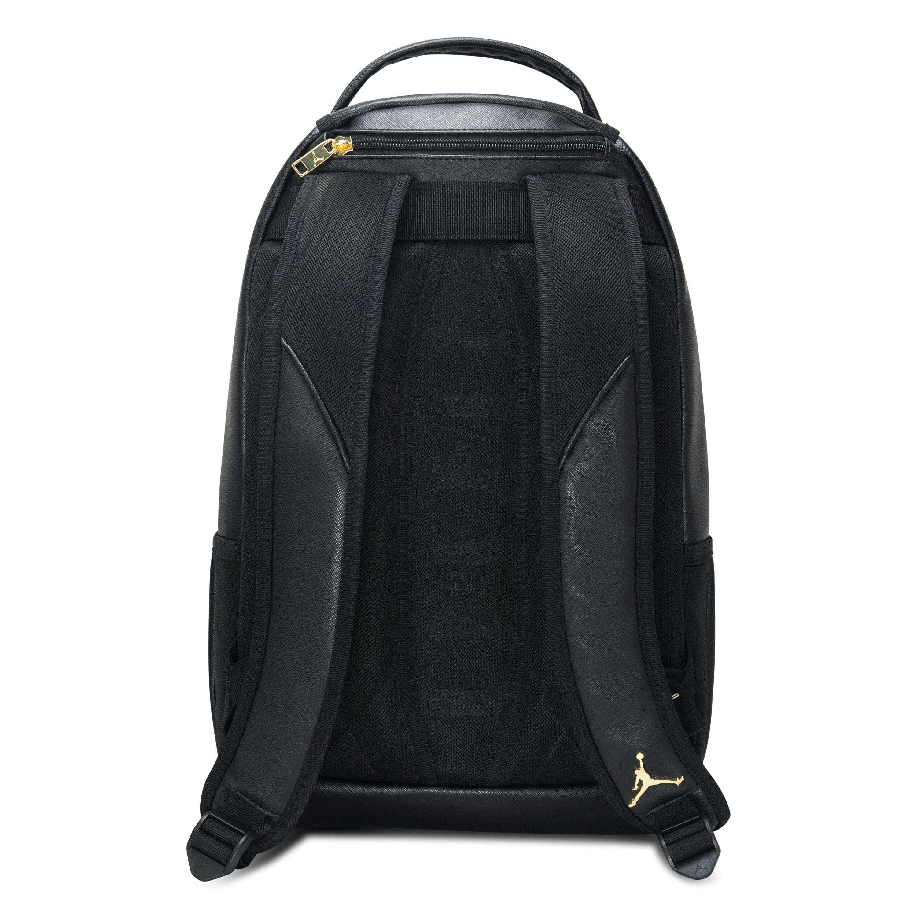 Jordan 6 Rings Embossed Logo Backpack - Black - BLACK