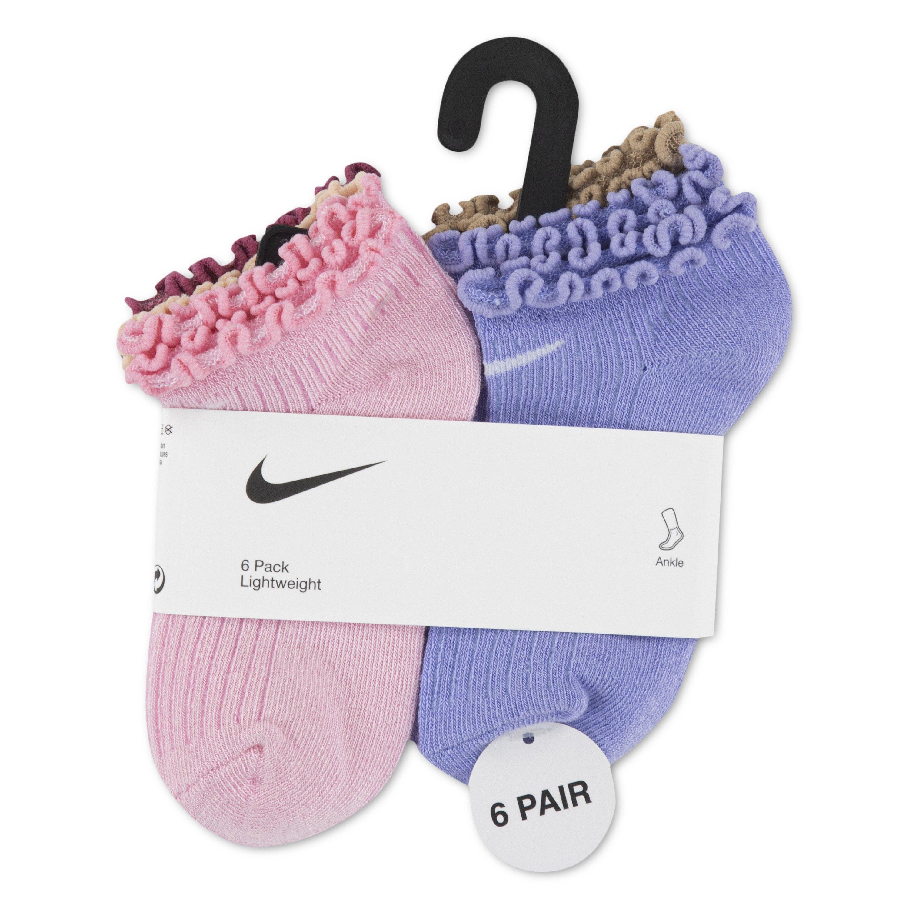 Nike No Show Lettuce Socks Multi Pack