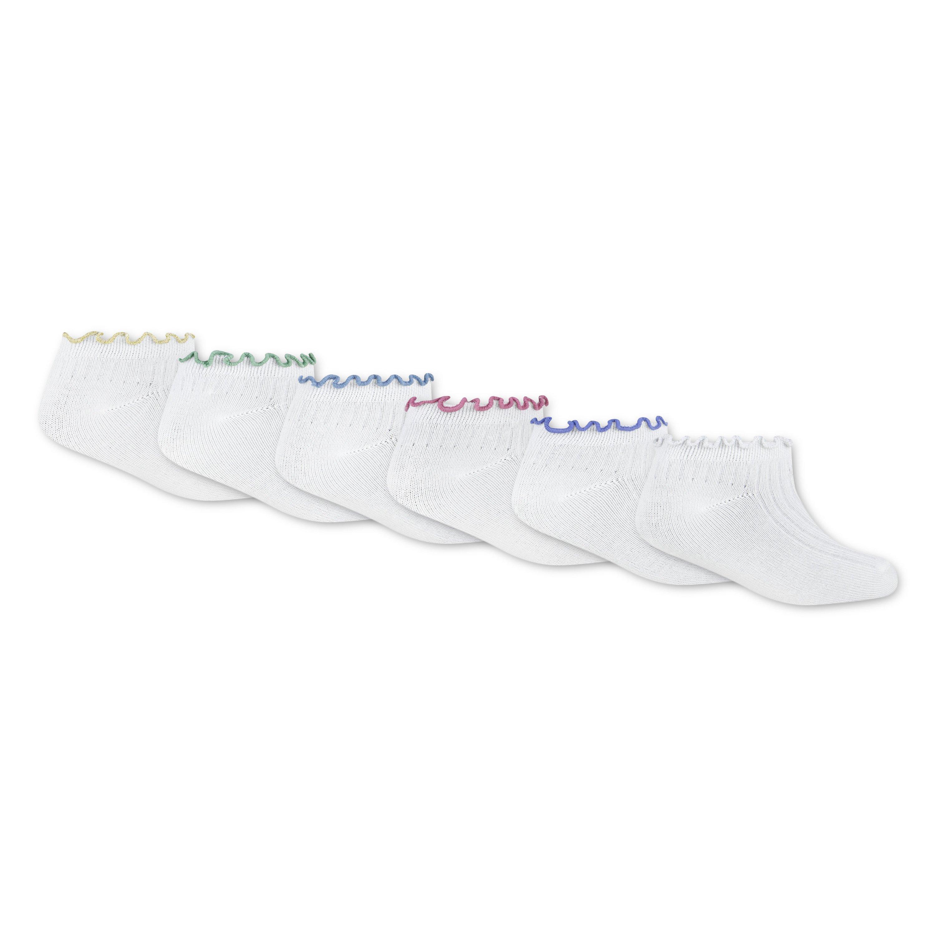 Nike No Show Lettuce Socks Pack - Metallic Gold - WHITE