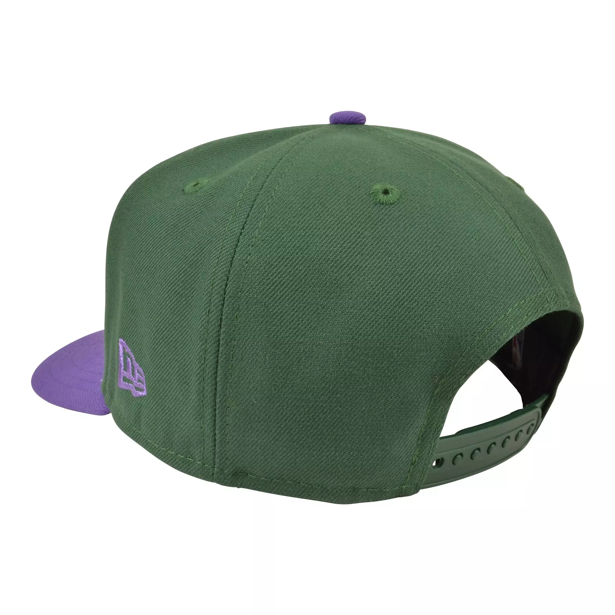 New Era Chicago Bulls 9FIFTY A-Frame Ray Allen Player Exclusive 12 Snapback Hat - White/Green/Purple - WHITE/GREEN/PURPLE
