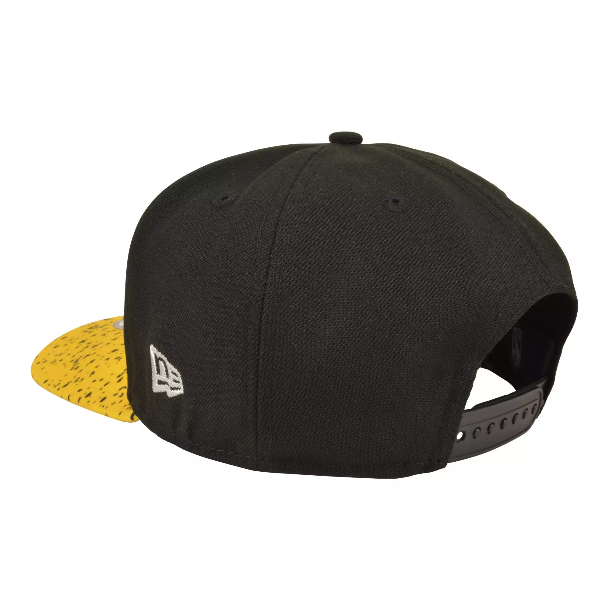 New Era Chicago Bulls 9FIFTY A-Frame Tour Yellow Snapback Hat - White/Black/Yellow - BLACK/YELLOW