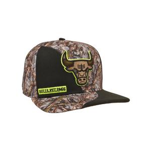 New Era Chicago Bulls 9FIFTY A-Frame Cut Camo Snapback Hat - Camo