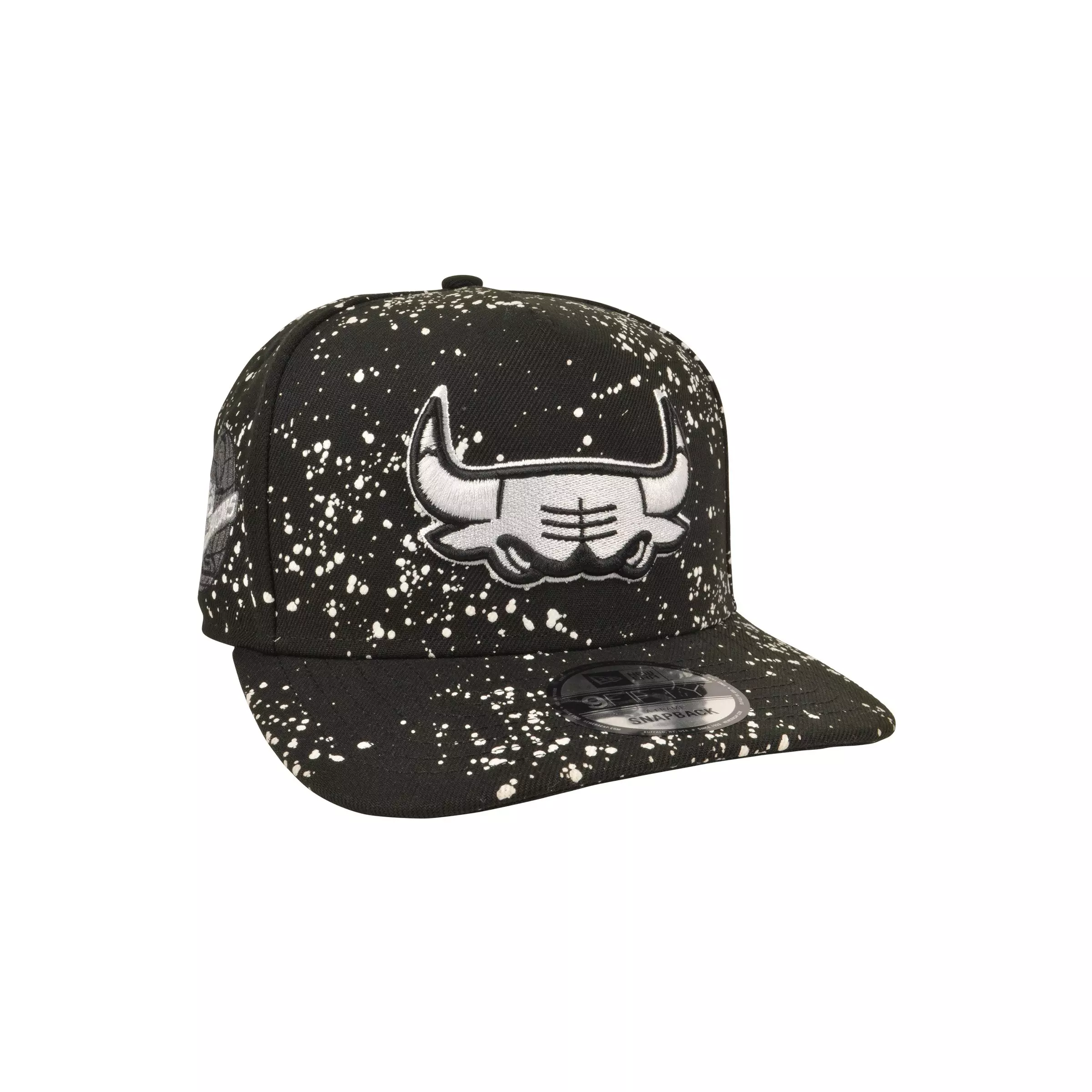 New Era Chicago Bulls 9FIFTY A-Frame Oreo Snapback Hat - Black/White - BLACK/WHITE