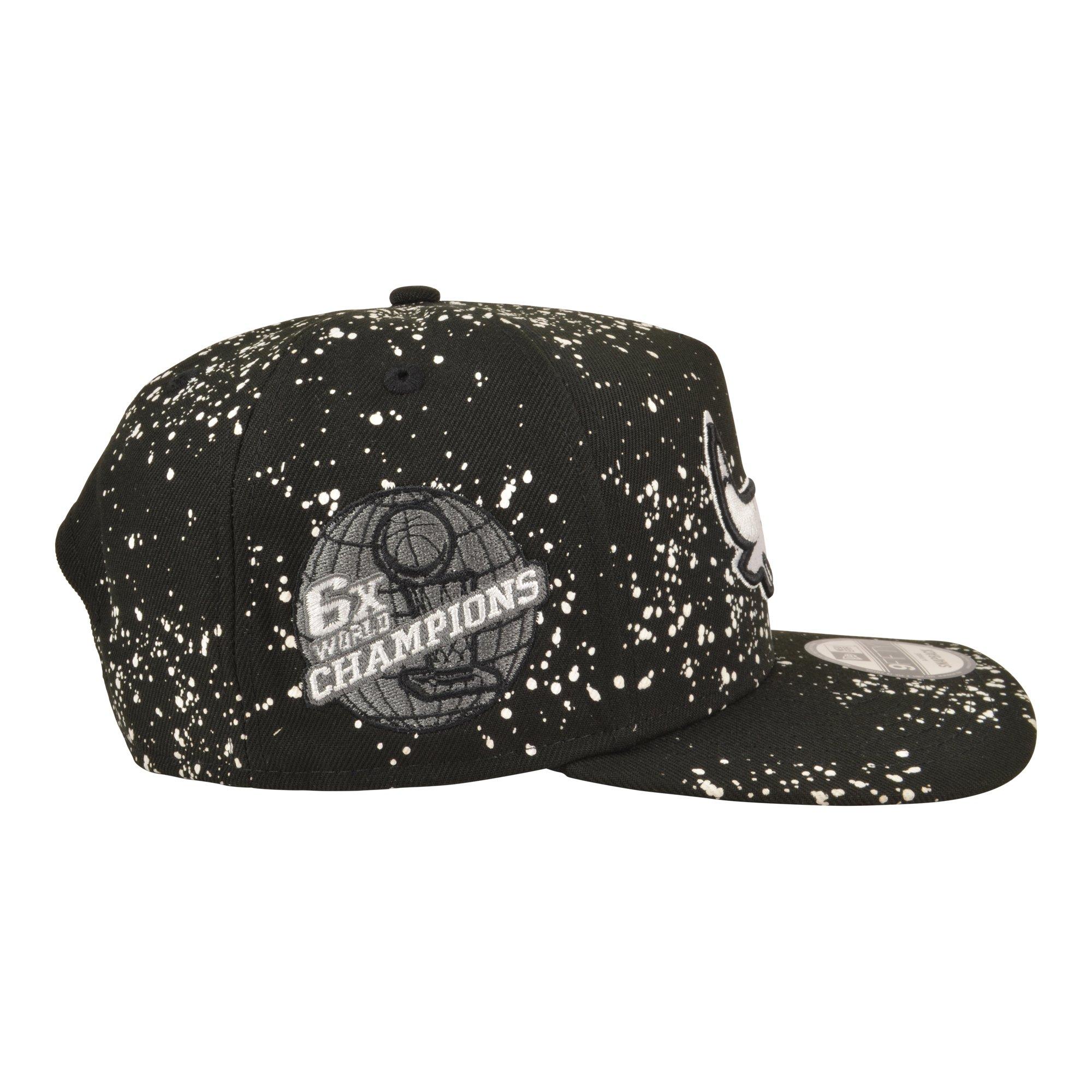 New Era Chicago Bulls 9FIFTY A-Frame Oreo Snapback Hat - Black/White - BLACK/WHITE Thumbnail View 4