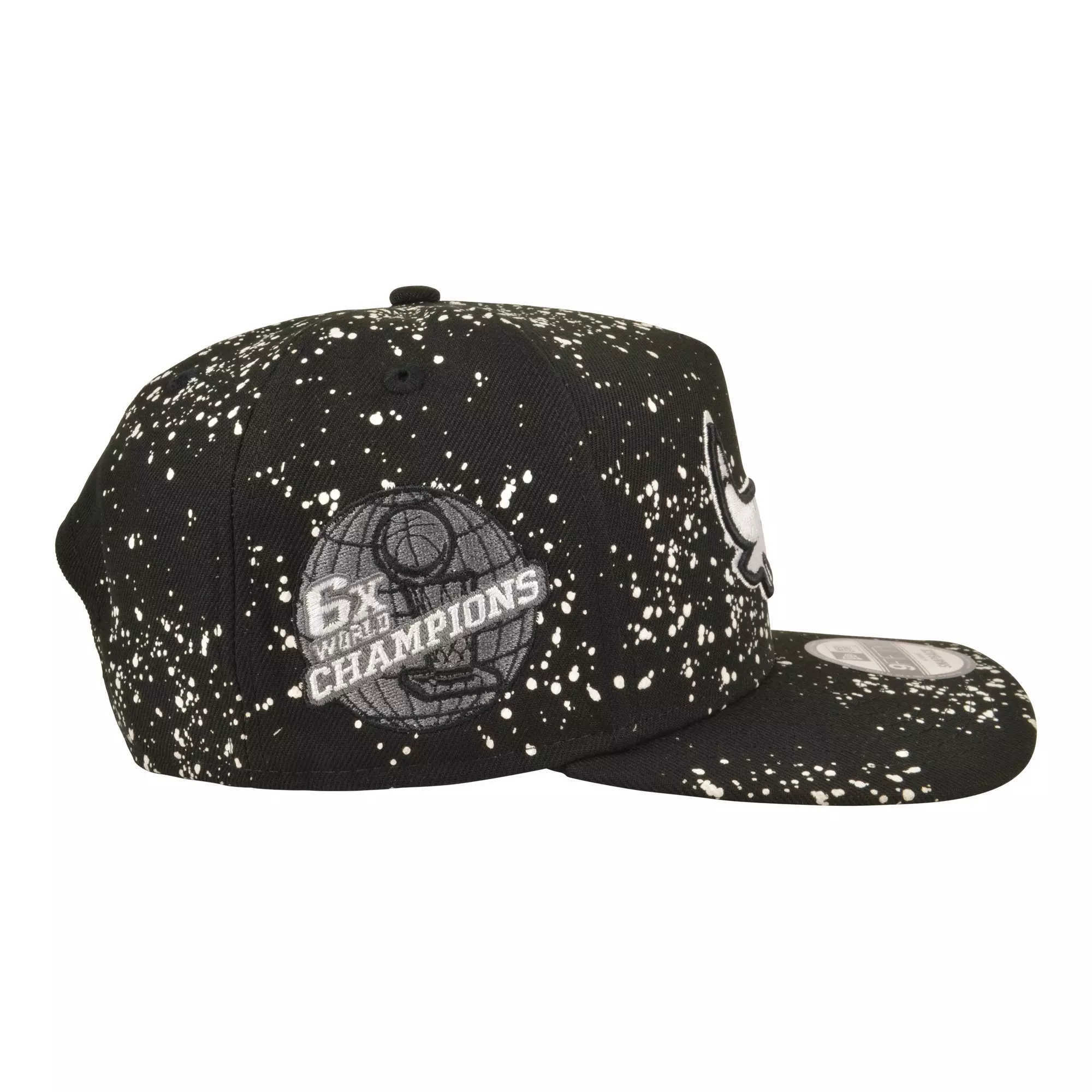 New Era Chicago Bulls 9FIFTY A-Frame Oreo Snapback Hat - Black/White - BLACK/WHITE