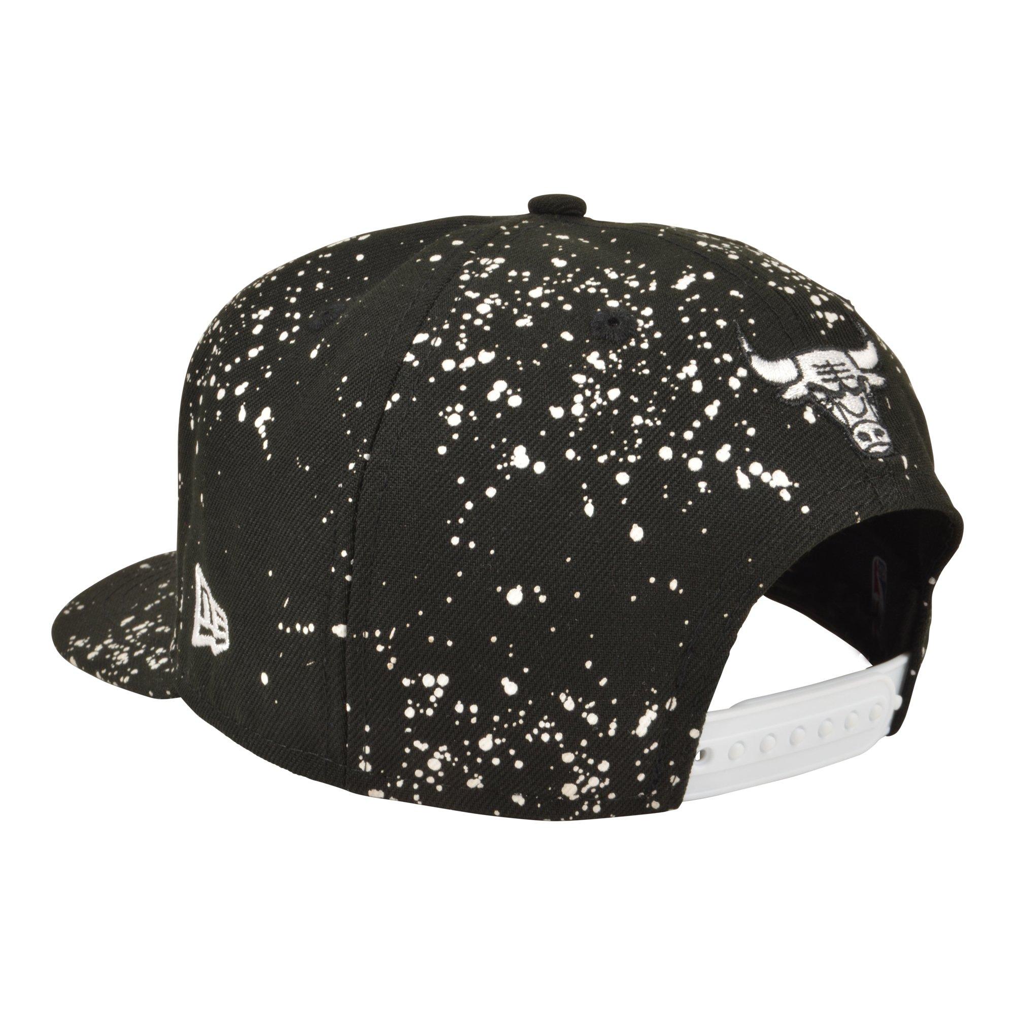 New Era Chicago Bulls 9FIFTY A-Frame Oreo Snapback Hat - Black/White - BLACK/WHITE Thumbnail View 3