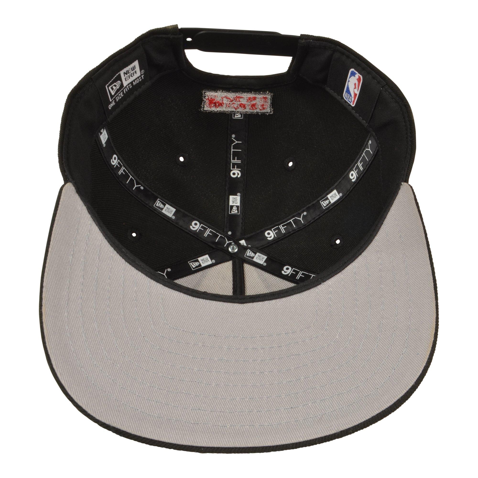 New Era Chicago Bulls 9FIFTY A-Frame Space Jam Jordan 9 Snapback Hat - White/Black/Red - WHITE/BLACK/RED Thumbnail View 4