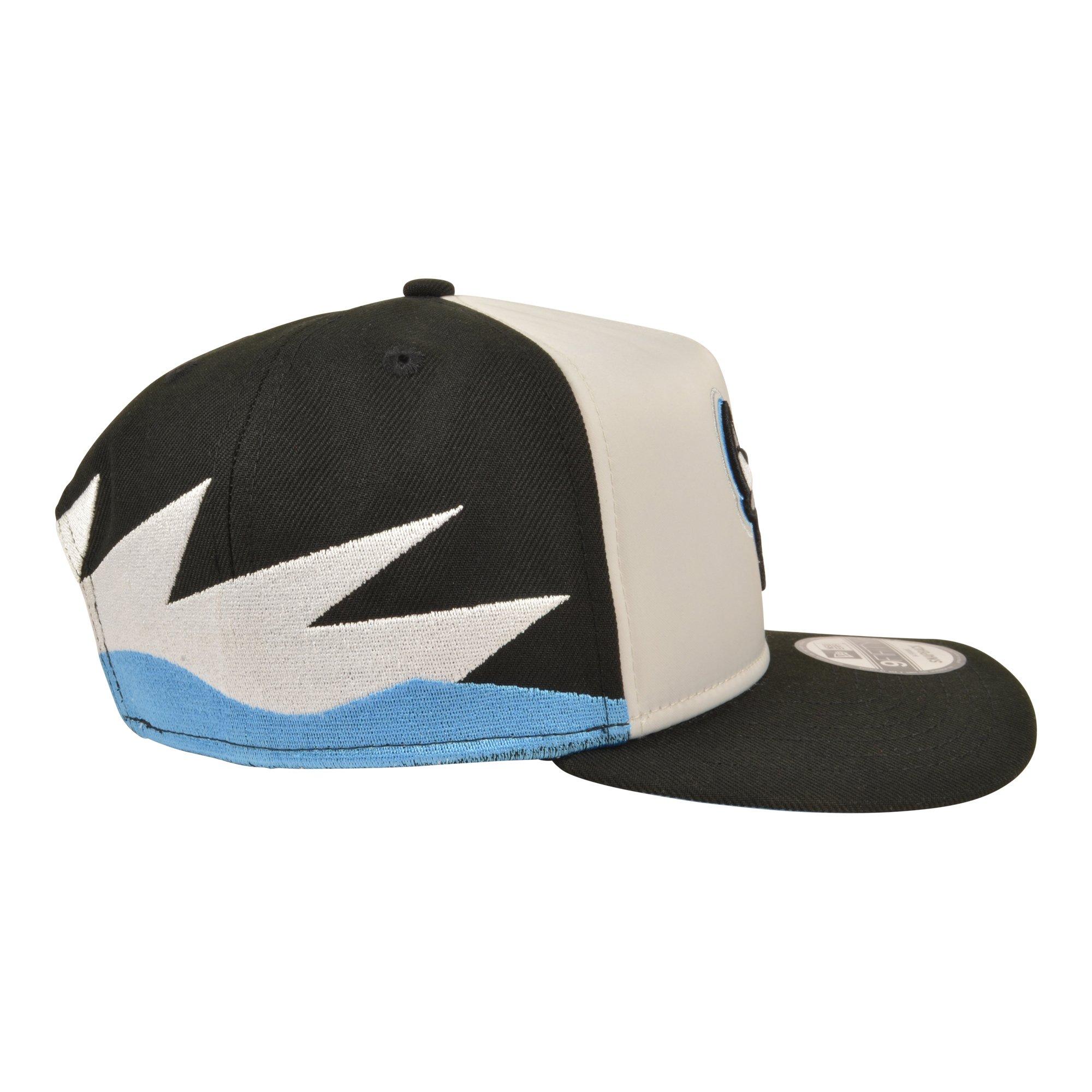 New Era Chicago Bulls 9FIFTY A-Frame Jordan 5 Snapback Hat - Black/Silver - BLACK/SILVER Thumbnail View 4