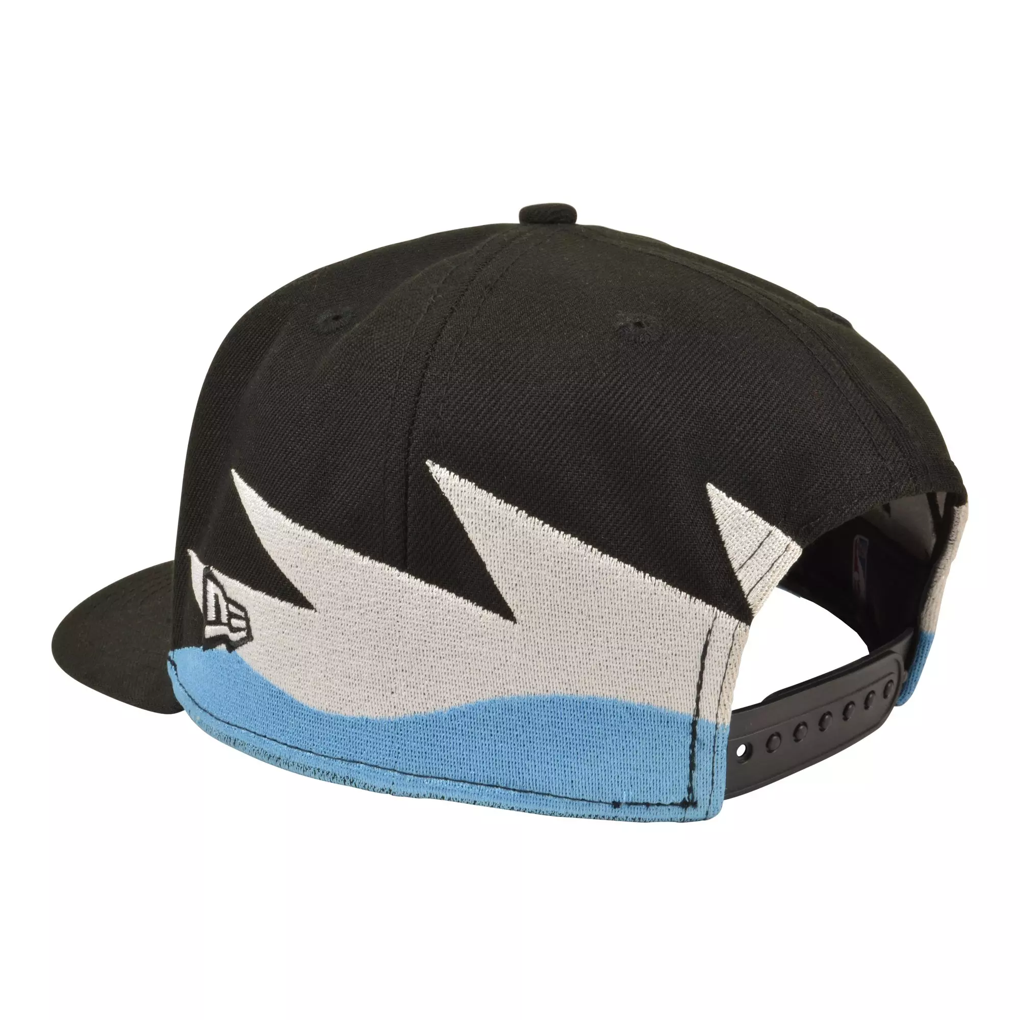 New Era Chicago Bulls 9FIFTY A-Frame Jordan 5 Snapback Hat - Black/Silver - BLACK/SILVER