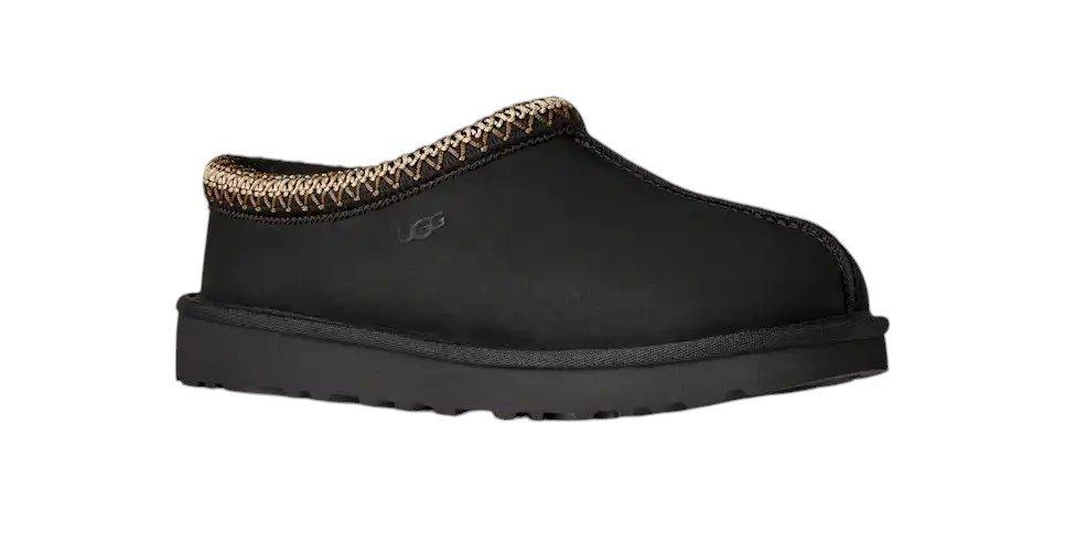 UGG Tasman Nubuck "Black" Women's Slipper - BLACK